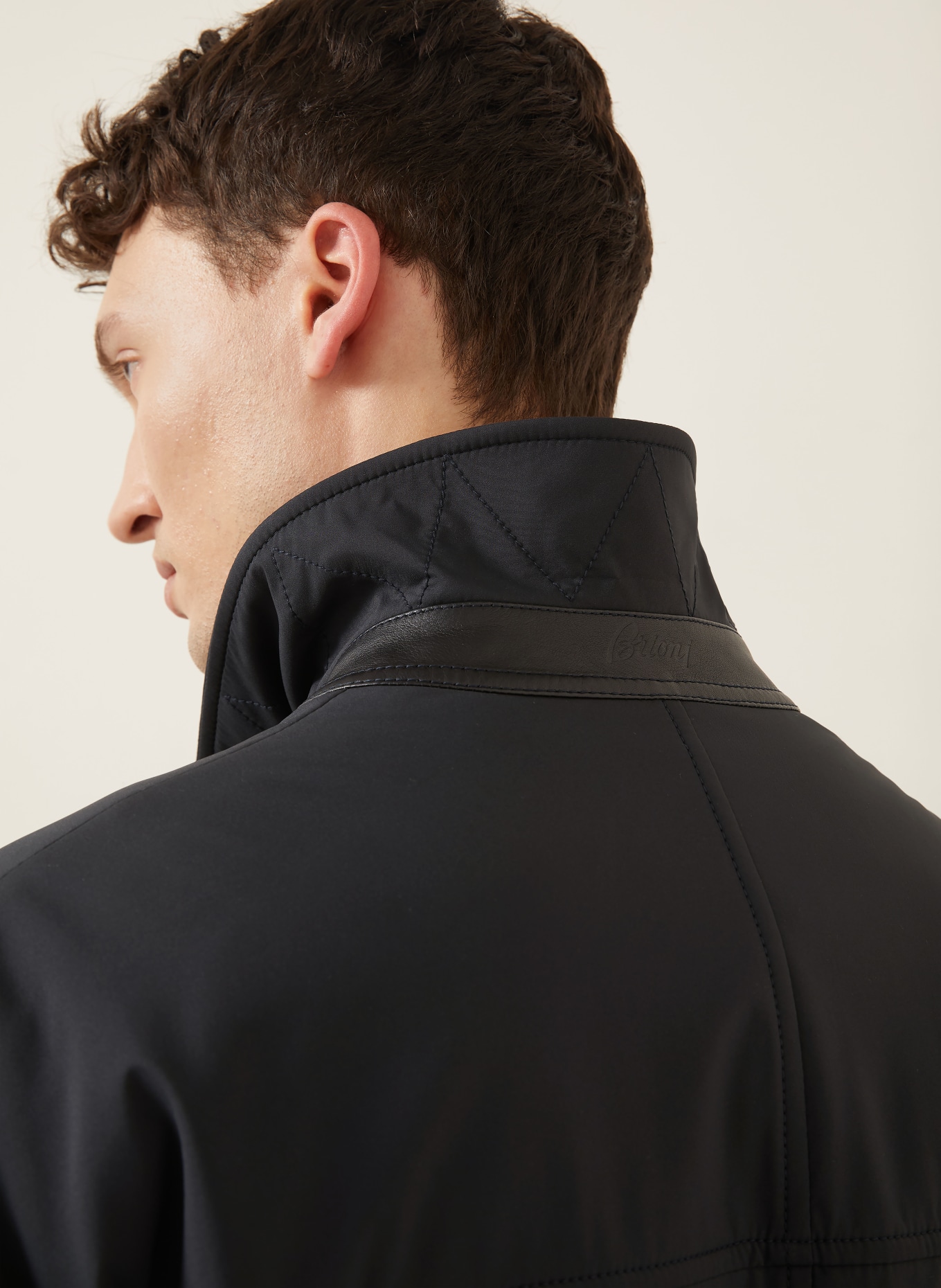 Brioni Coat: DARK BLUE