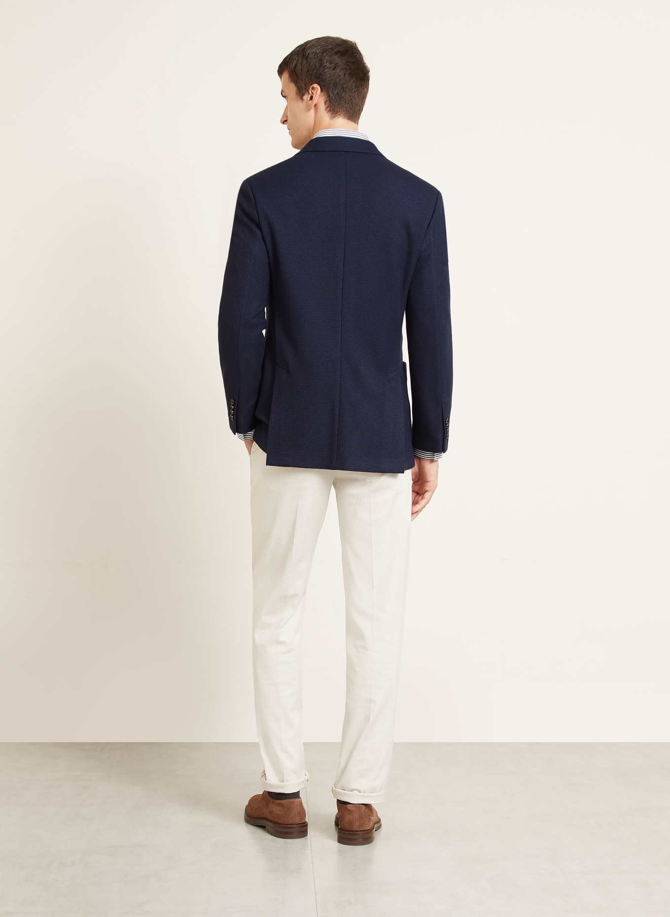 Brioni Veston slim fit: BLEU FONCÉ