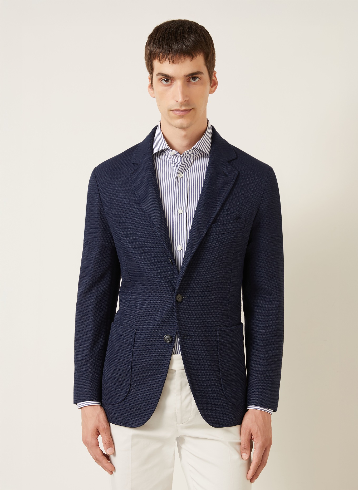 Brioni Veston slim fit: BLEU FONCÉ