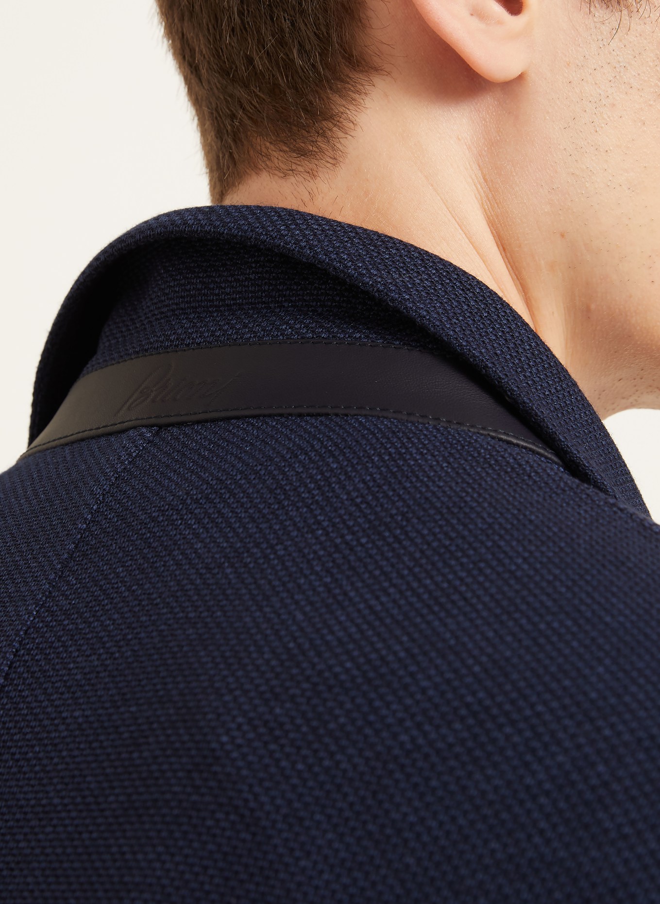 Brioni Veston slim fit: BLEU FONCÉ