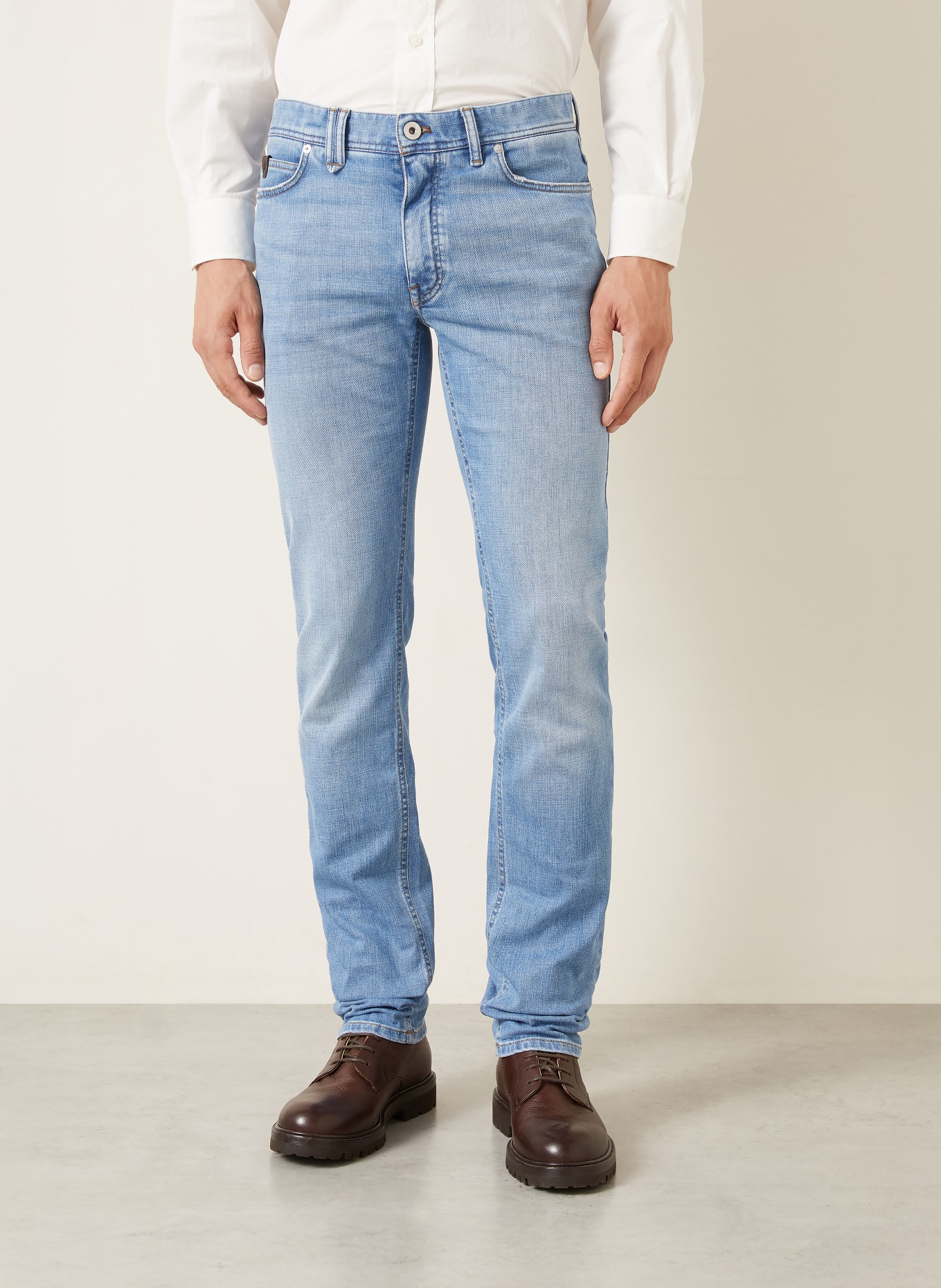 Brioni Jeans MERIBEL Regular Fit: 4800 BLUETTE