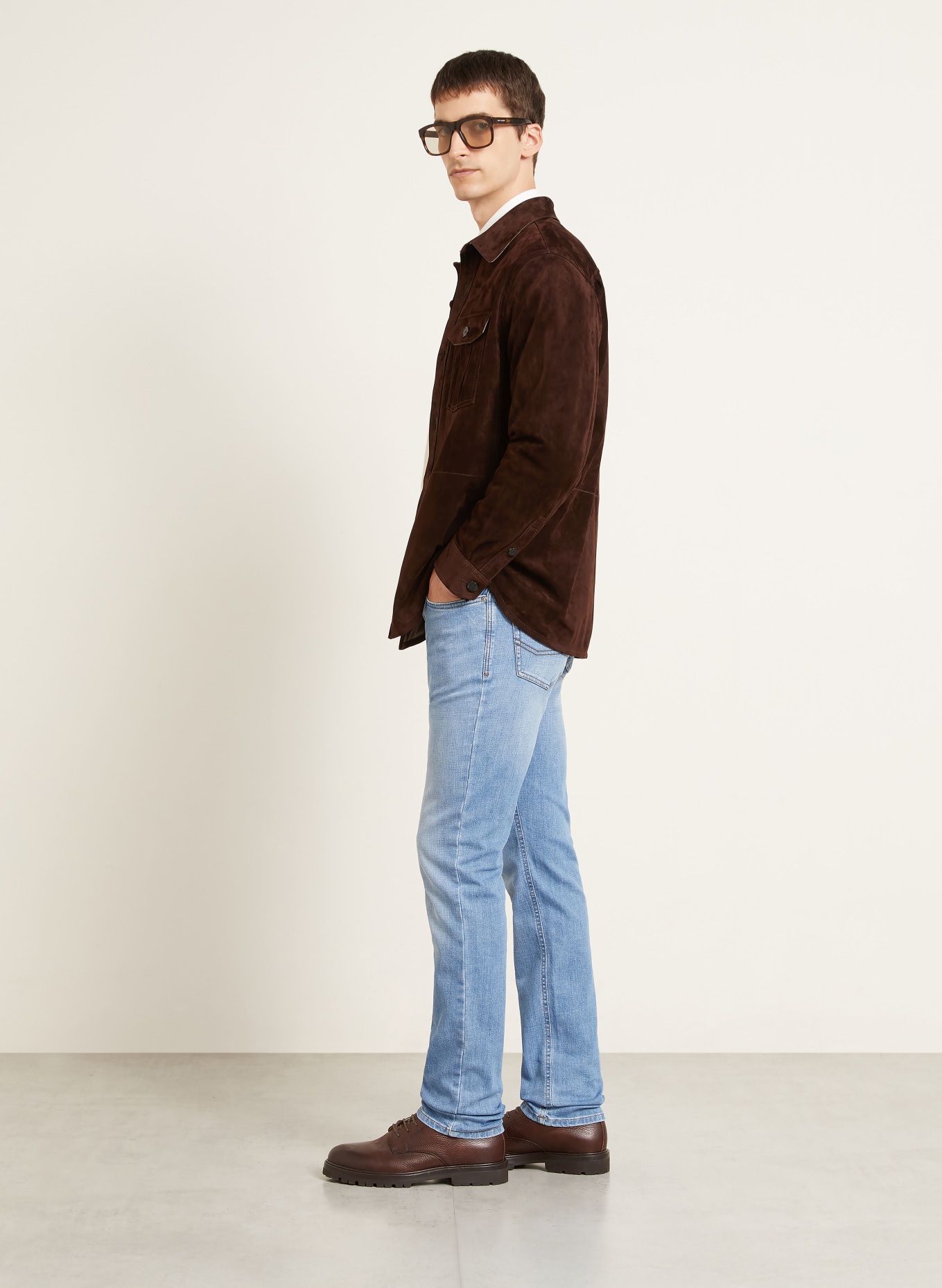 Brioni Jeans MERIBEL Regular Fit: 4800 BLUETTE
