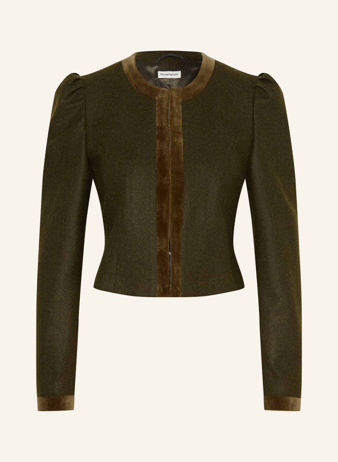 Heimatglück Tracht Traditional jacket ELISABETH: OLIVE