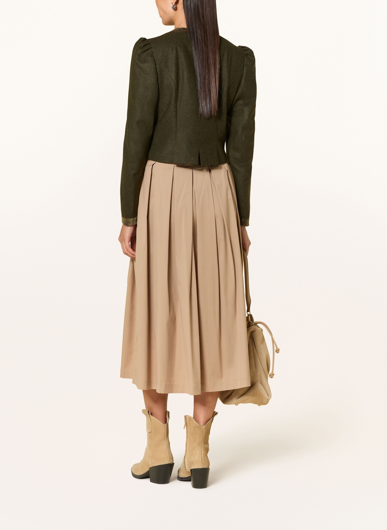 Heimatglück Tracht Traditional jacket ELISABETH: OLIVE