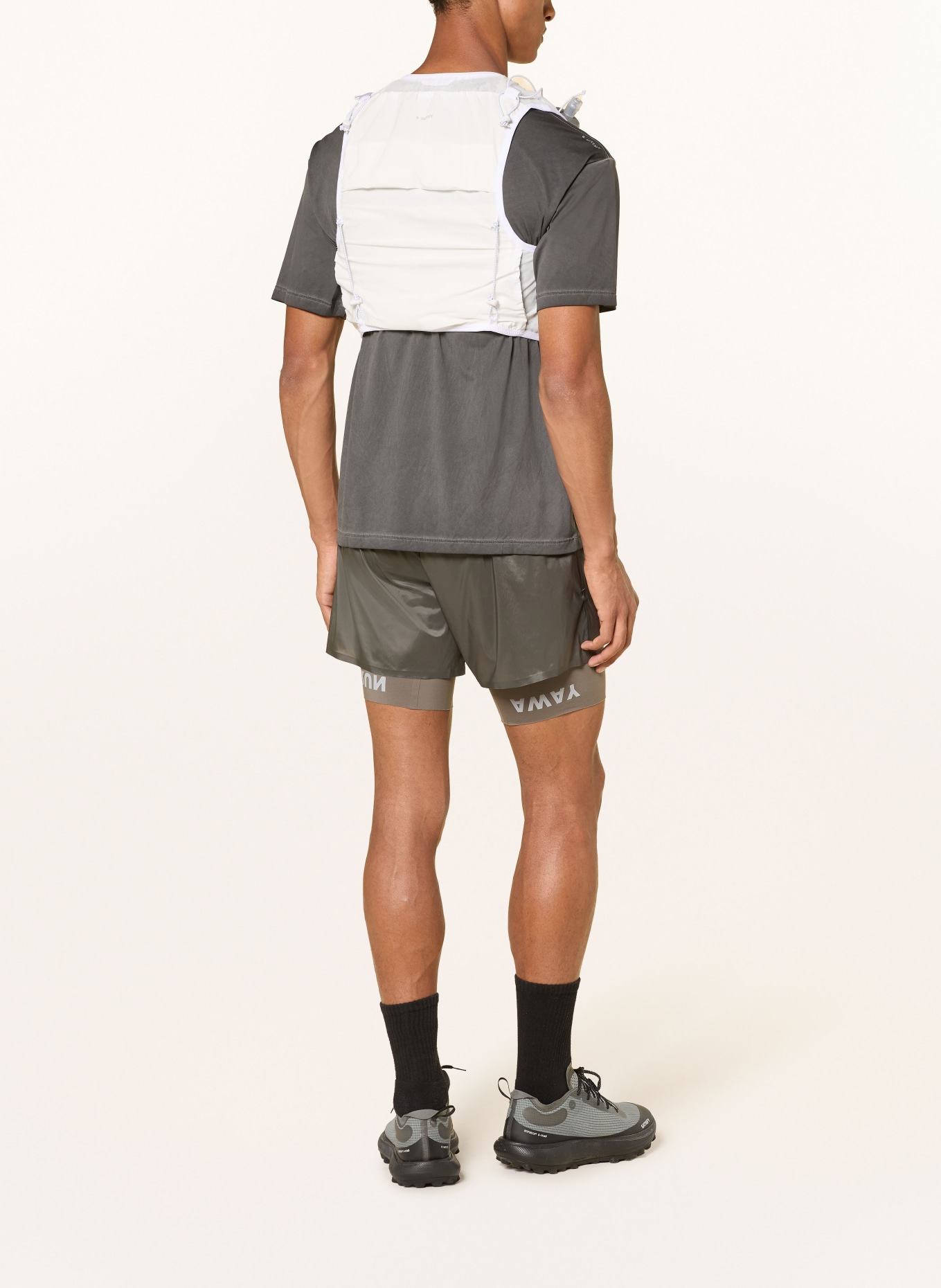 SATISFY JUSTICE™ CORDURA® 5L HYDRATION Running vest: WHITE