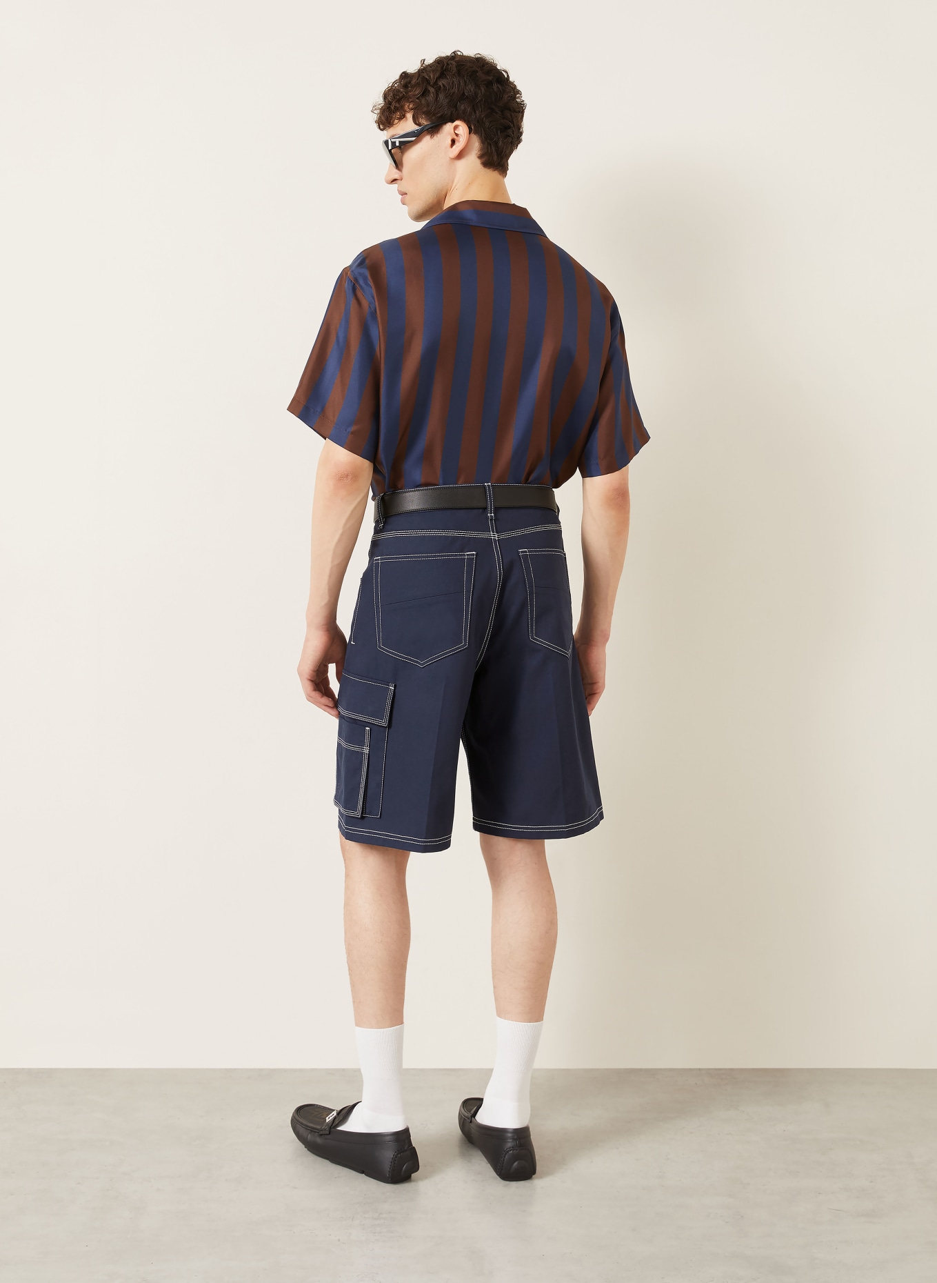 FENDI Cargoshorts: DUNKELBLAU