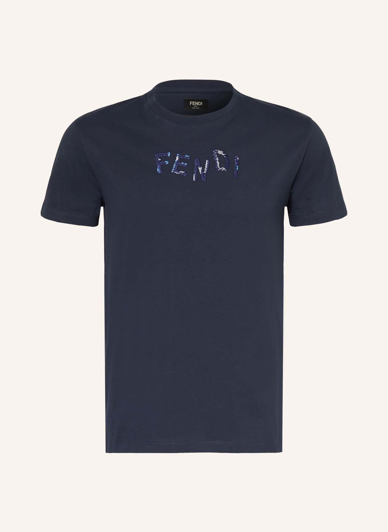 FENDI T-Shirt: DUNKELBLAU