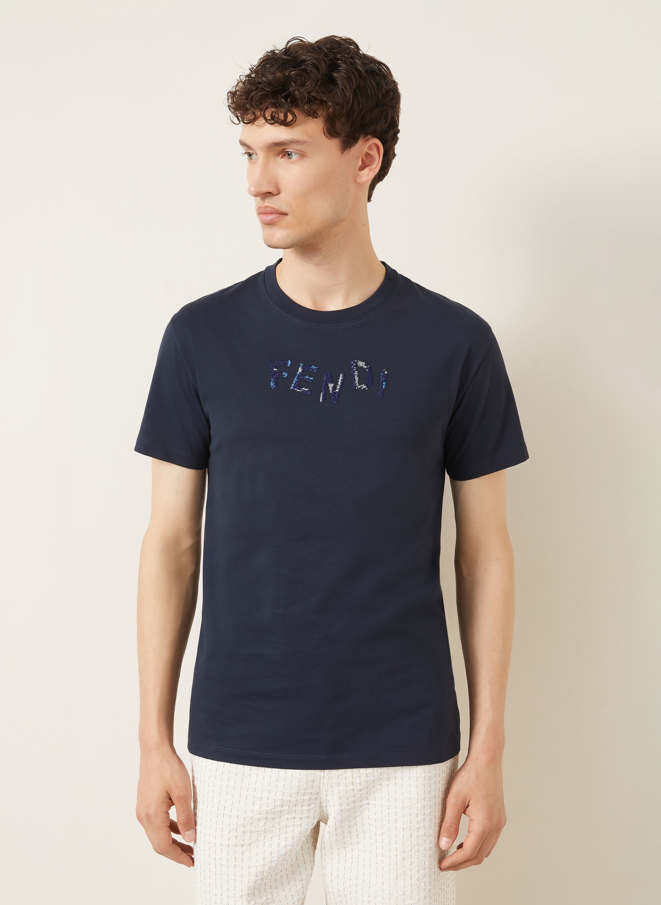 FENDI T-Shirt: DUNKELBLAU