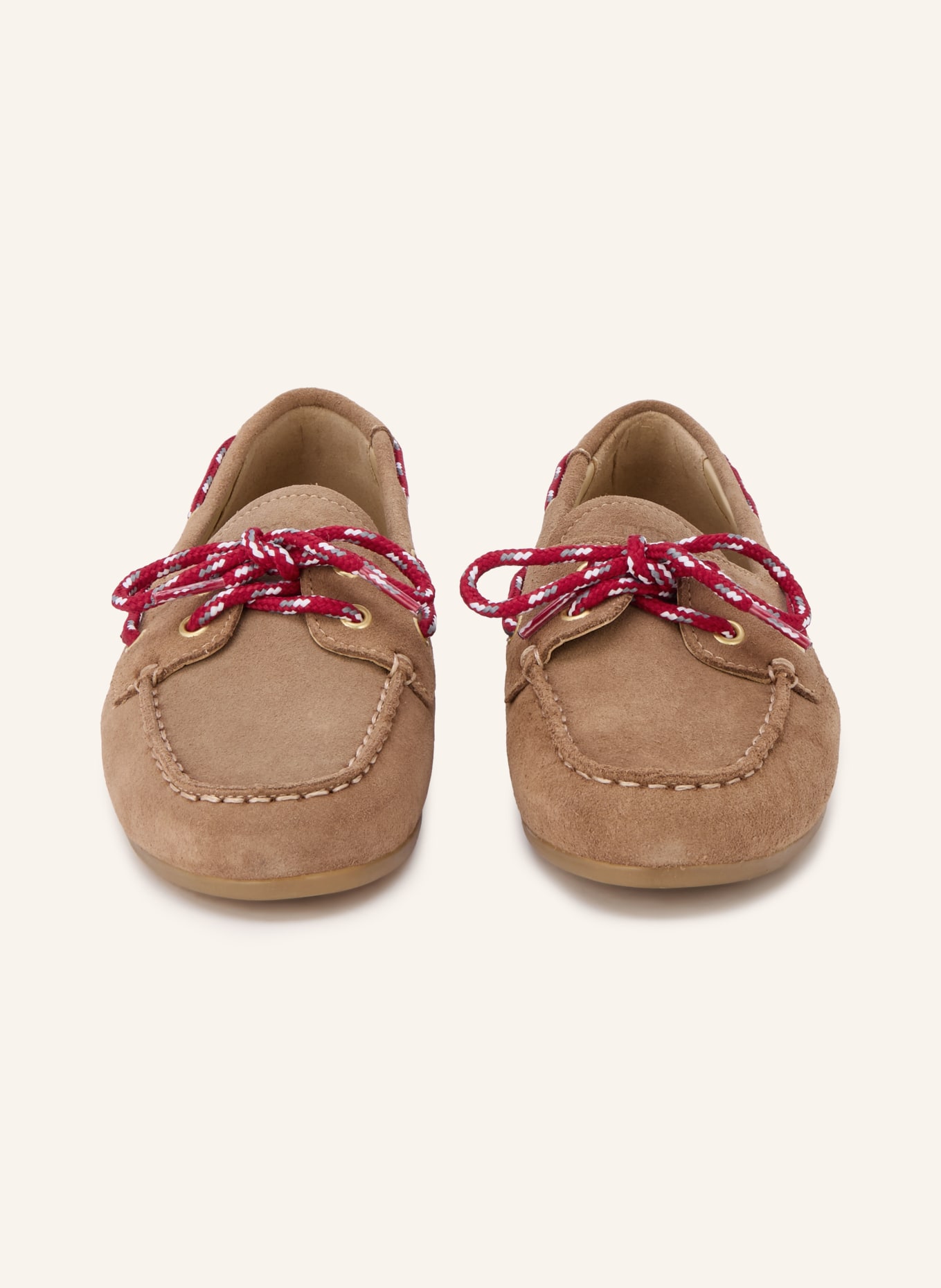 Toral Bootsschuhe KIMANA: BEIGE / ROT / WEISS