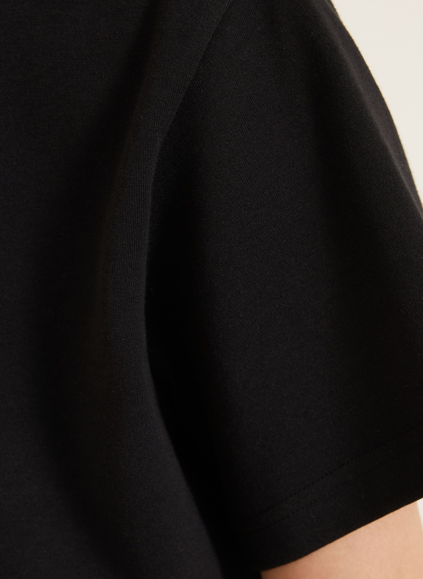 BALENCIAGA Cropped-Shirt: SCHWARZ