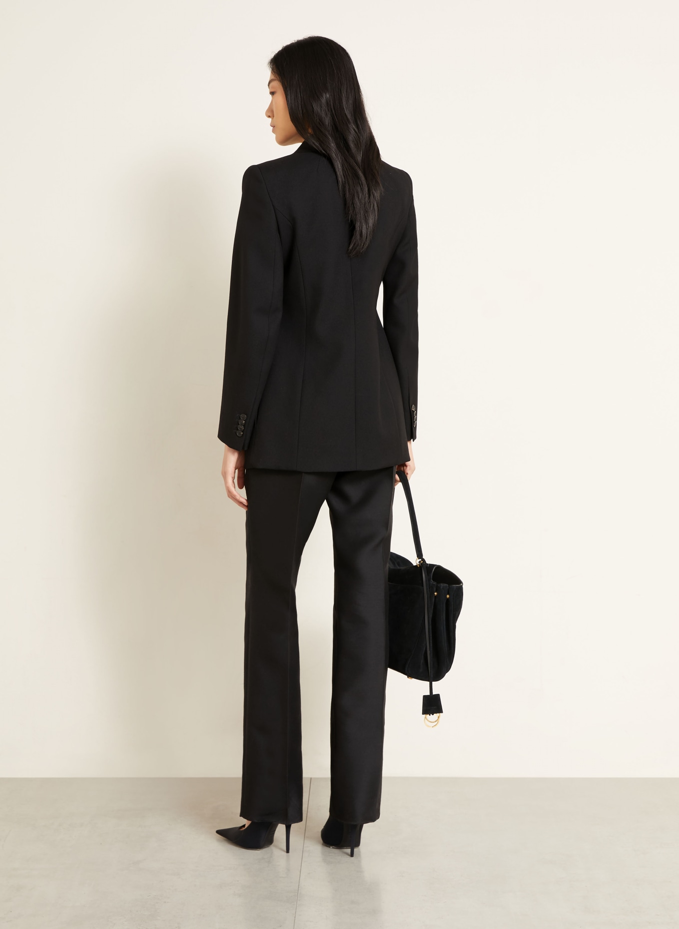 BALENCIAGA Longblazer: SCHWARZ