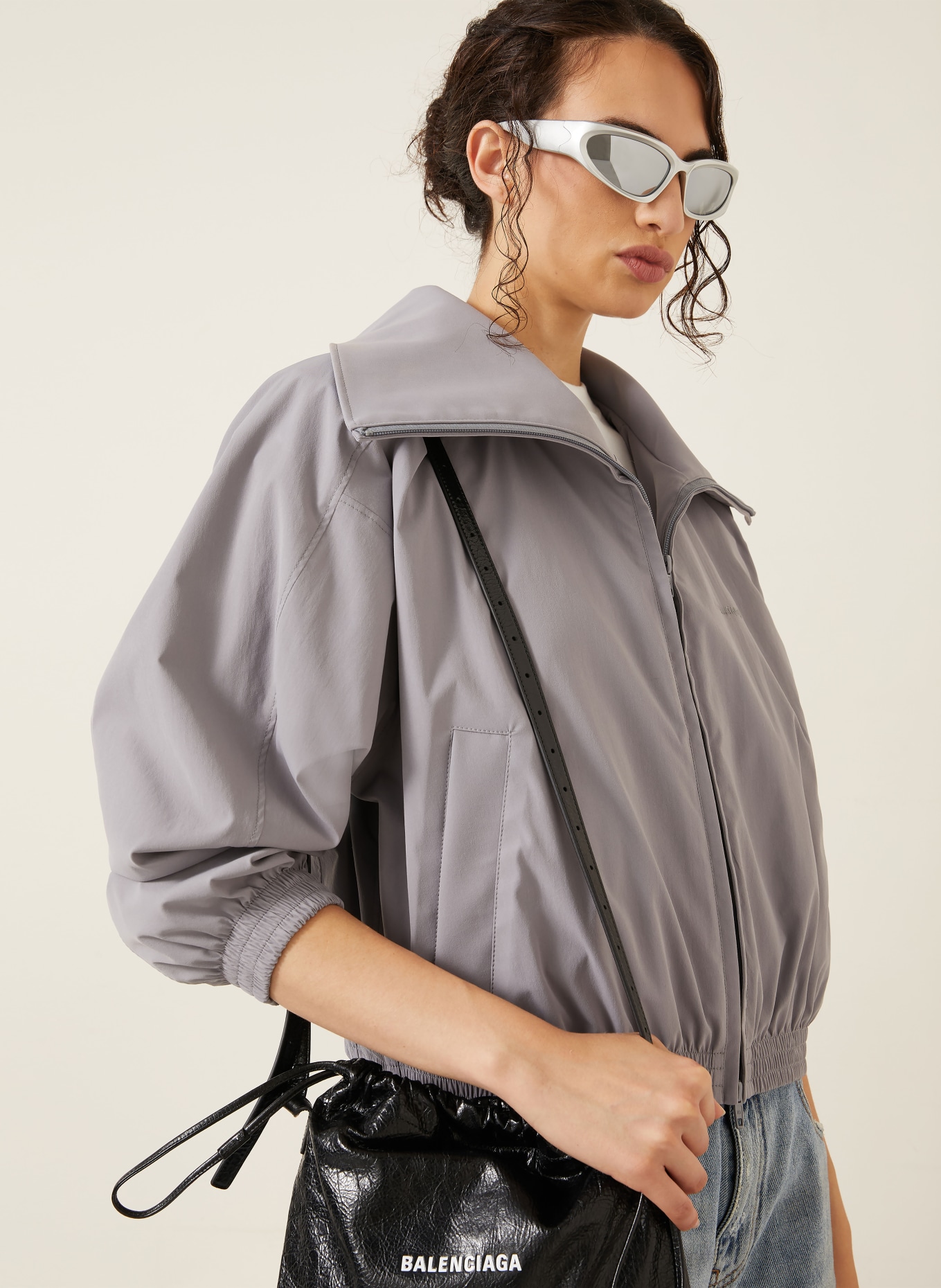 BALENCIAGA Jacke: GRAU