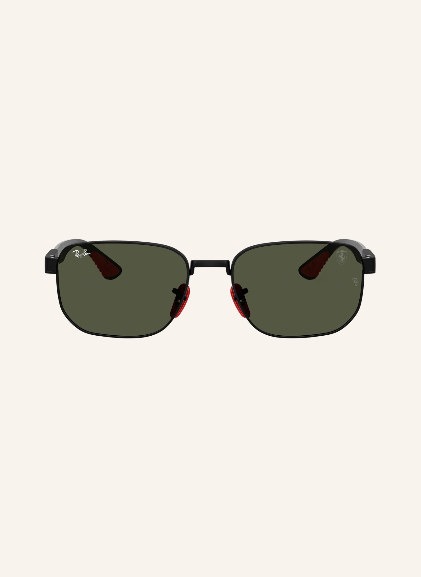 Ray-Ban Sunglasses RB8329M: MATTE BLACK/GREEN