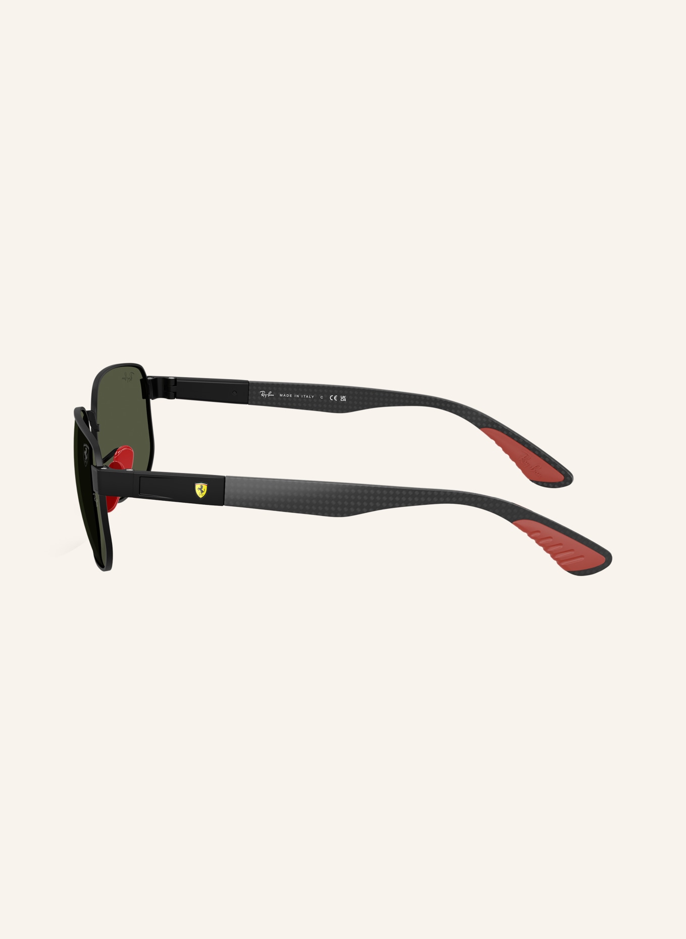 Ray-Ban Sunglasses RB8329M: MATTE BLACK/GREEN