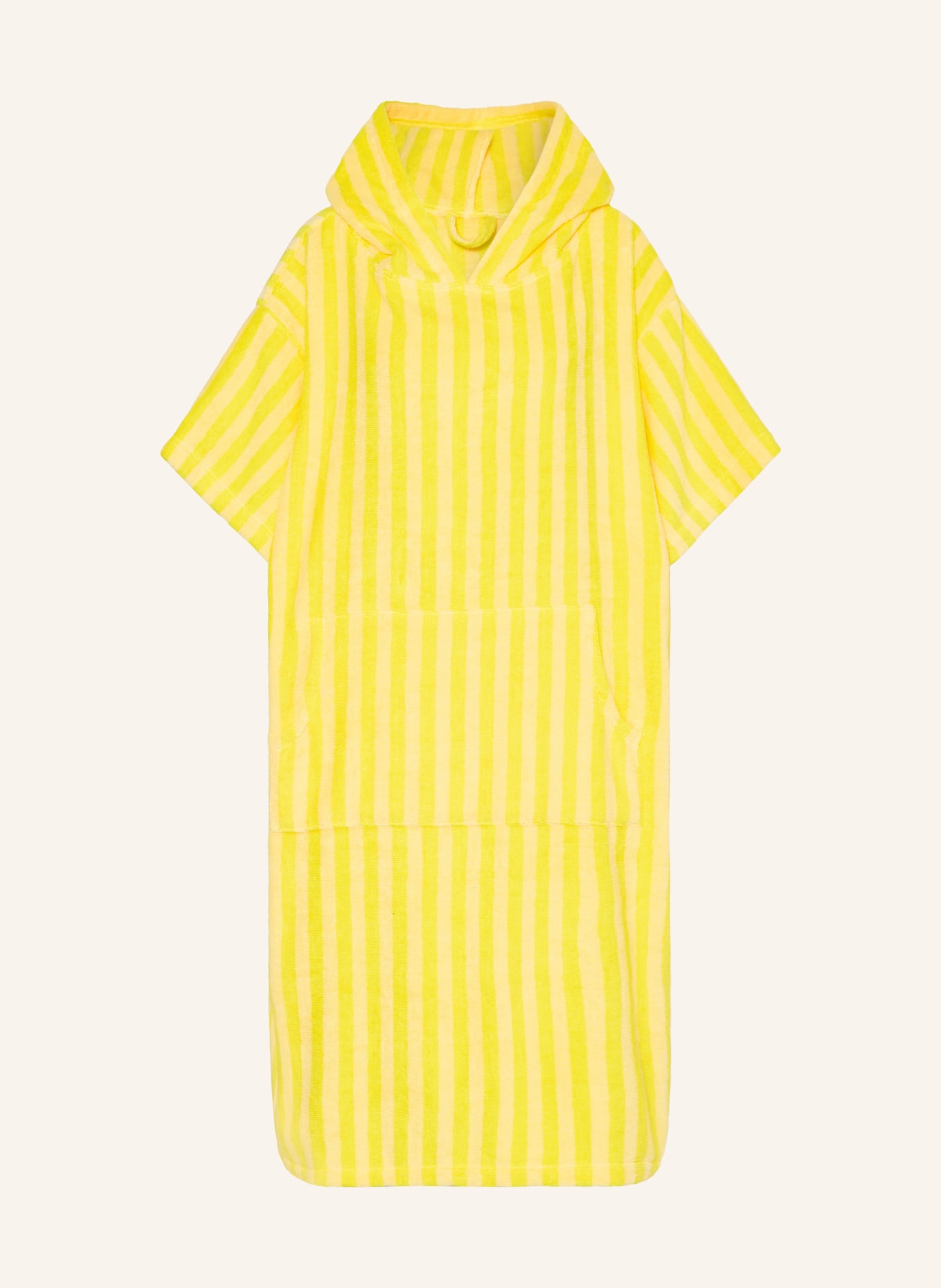 BONGUSTA Unisex-Poncho NARAM mit Kapuze: GELB / HELLGELB