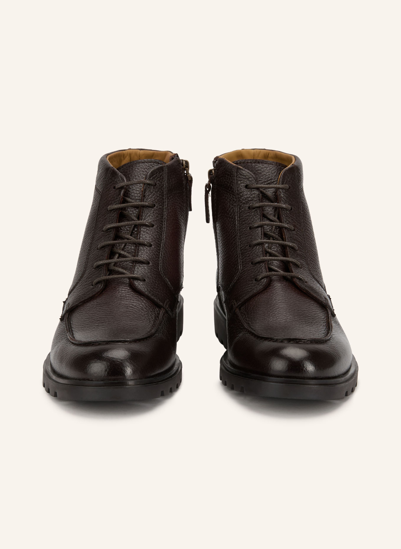 HENDERSON Lace-up boots: DARK BROWN