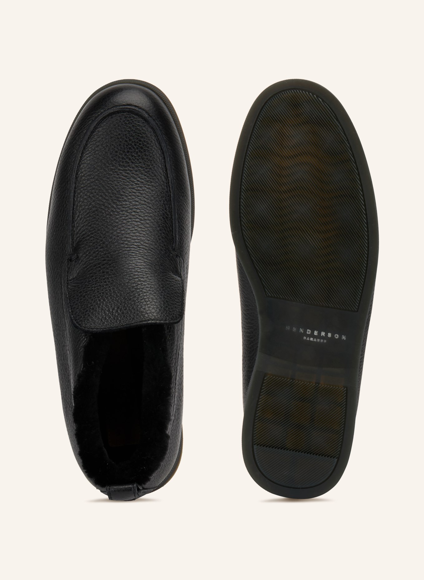 HENDERSON Slipper FELIX: SCHWARZ