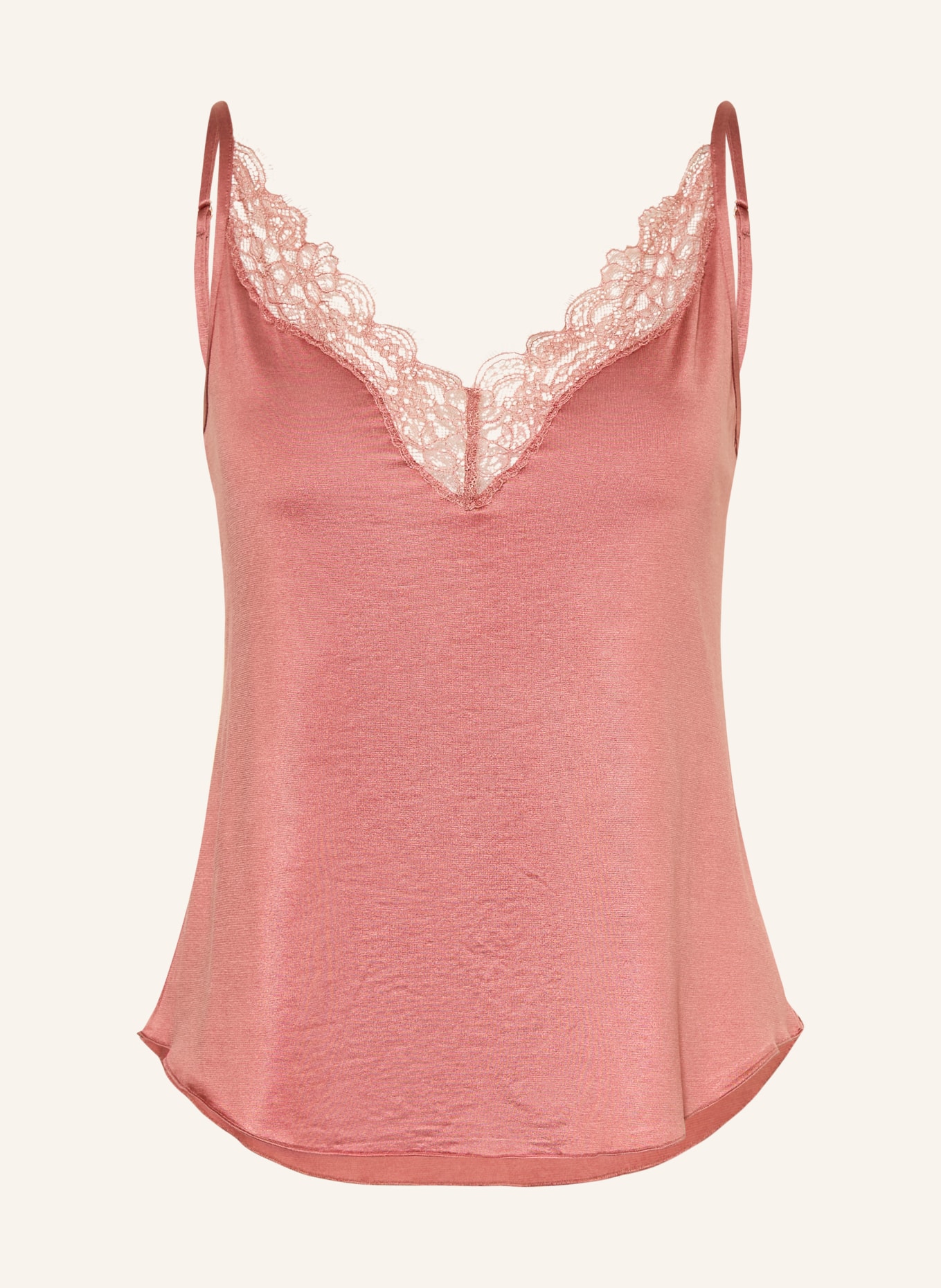 mey Haut de nuit série PURE SHINE LACE: VIEUX ROSE