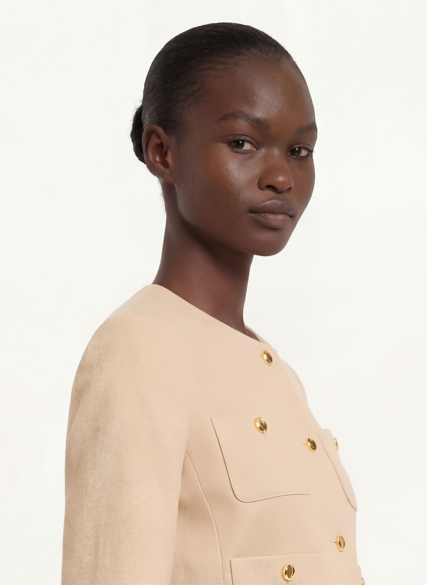 maje Kastenjacke: BEIGE