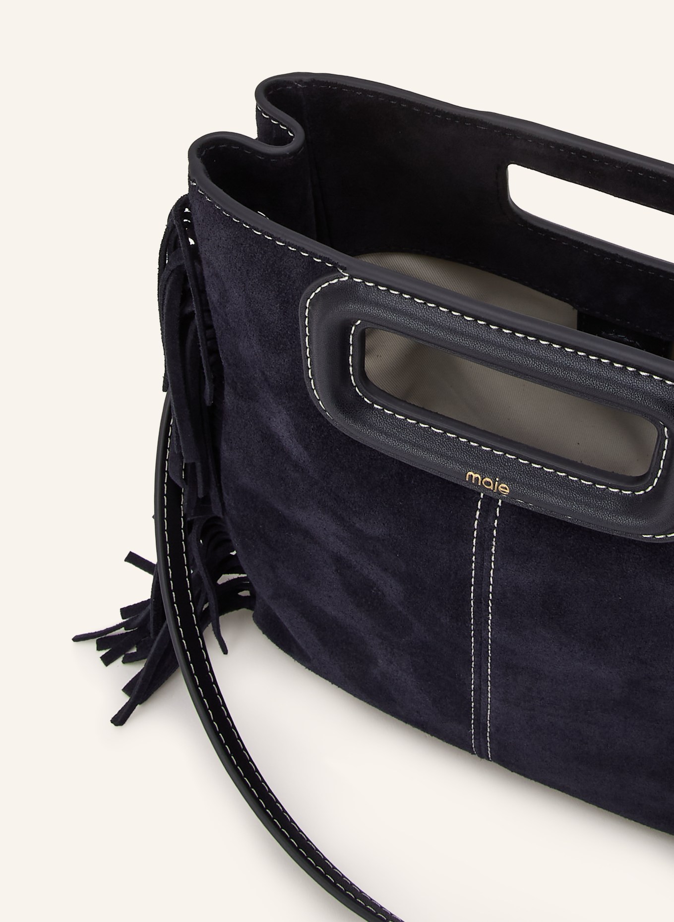 maje Handtasche: DUNKELBLAU
