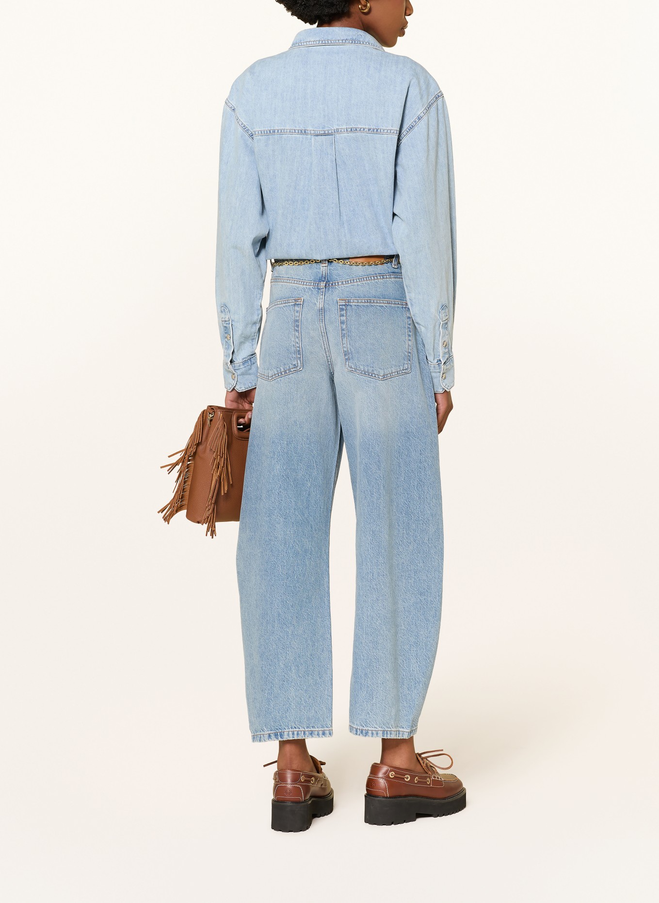 maje Barrel Jeans: 0201 BLUE