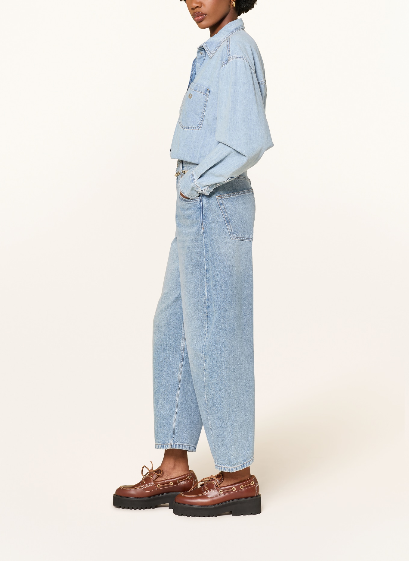 maje Barrel Jeans: 0201 BLUE