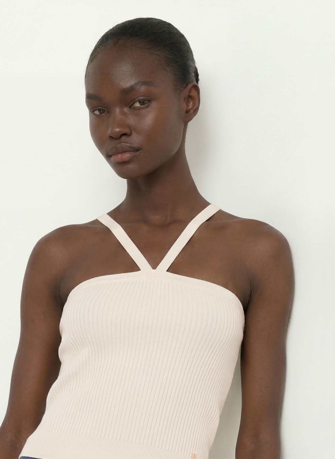 SANDRO Top: CREME