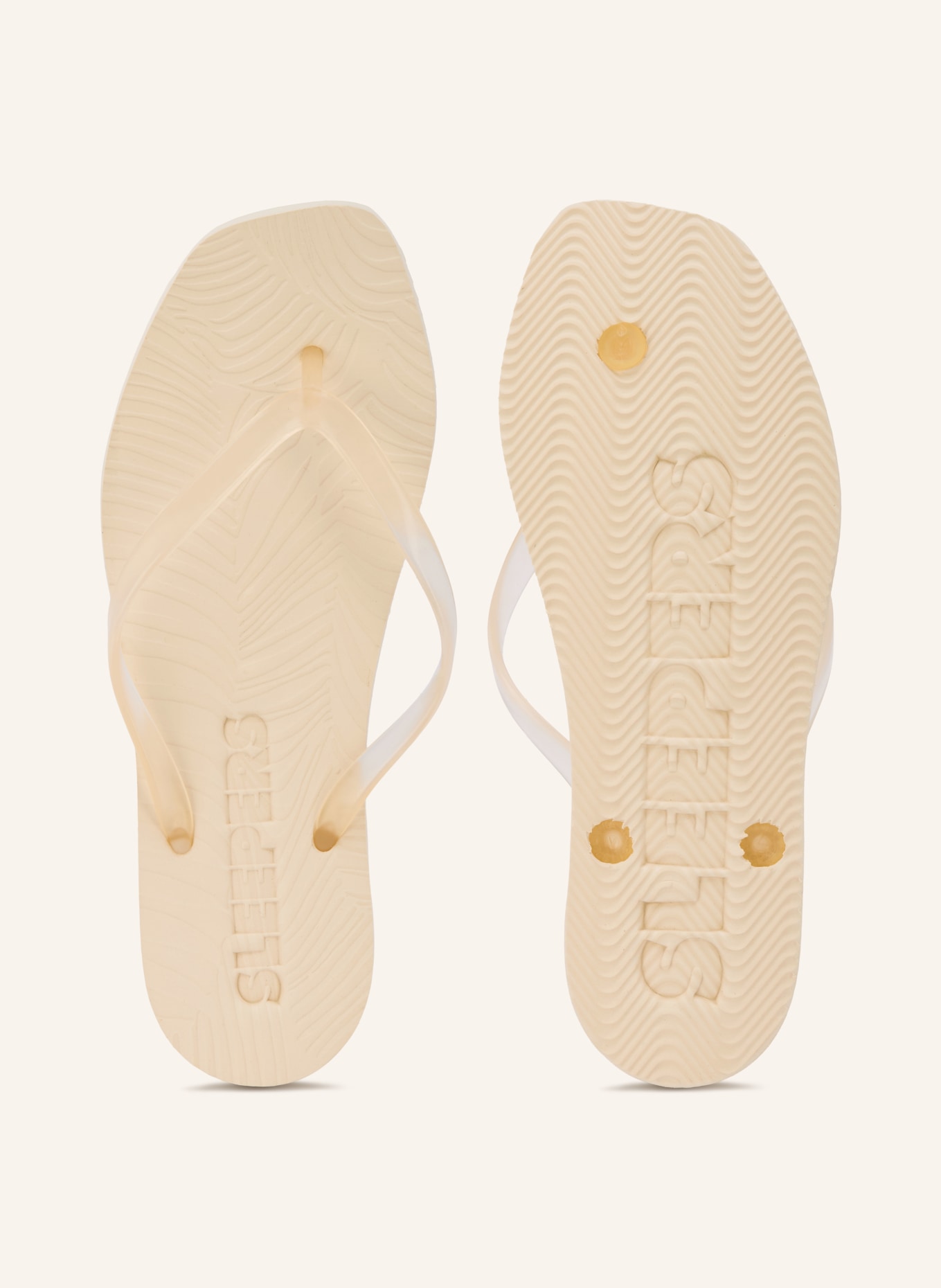 SLEEPERS Flip-flop TAPERED: ECRU