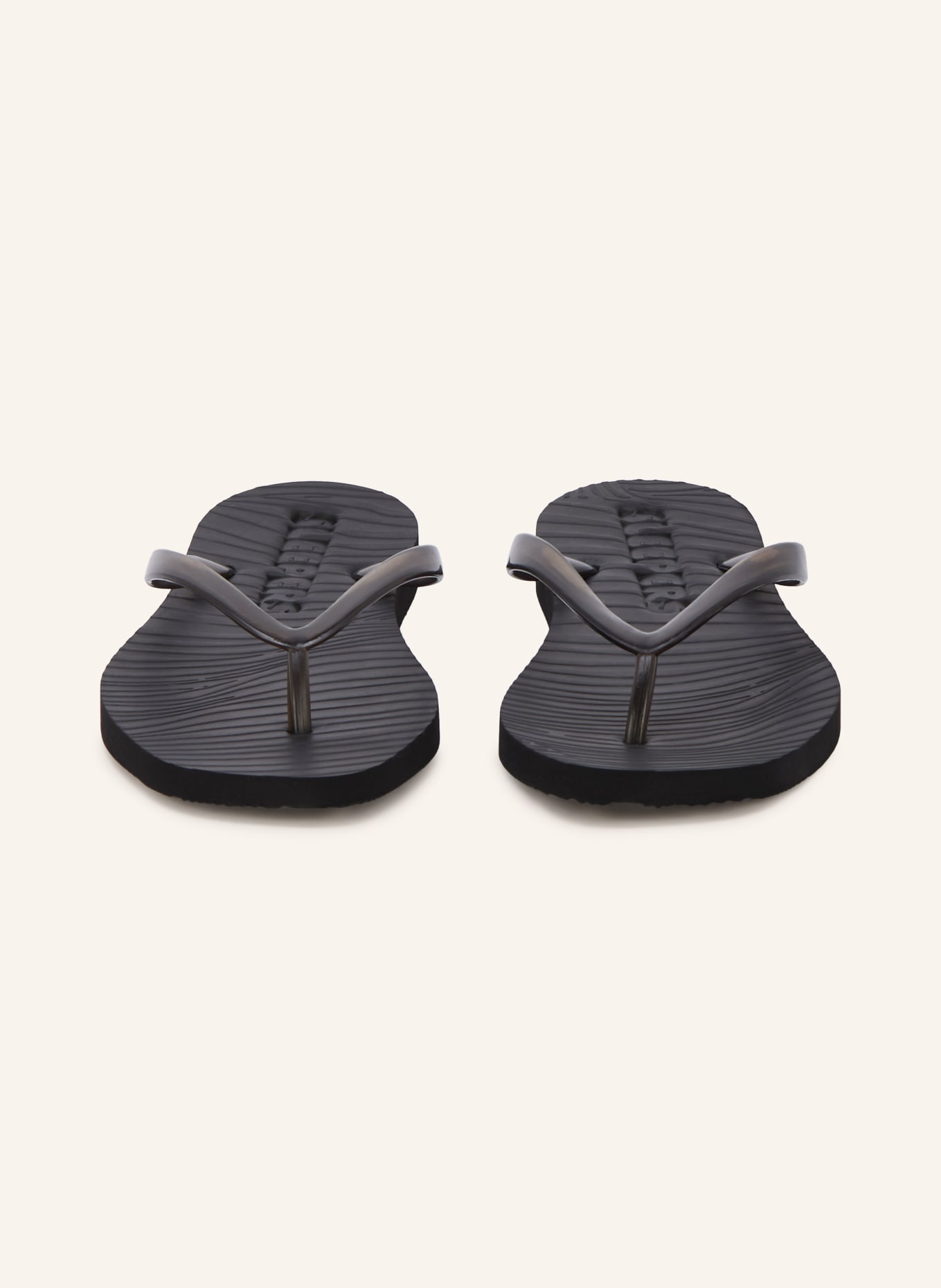 SLEEPERS Flip-flop TAPERED: ZWART