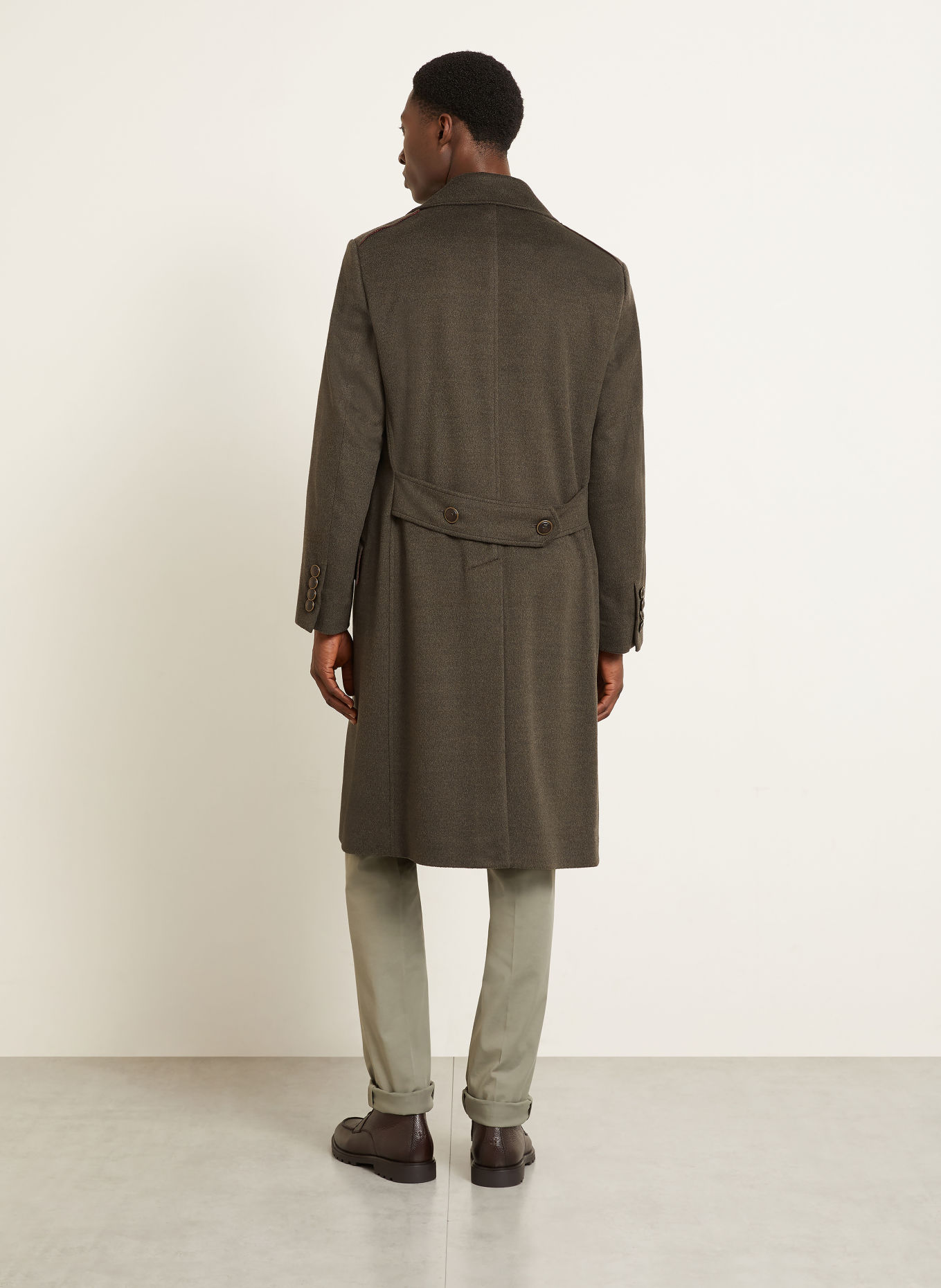 BRUNELLO CUCINELLI Wollen mantel: TAUPE