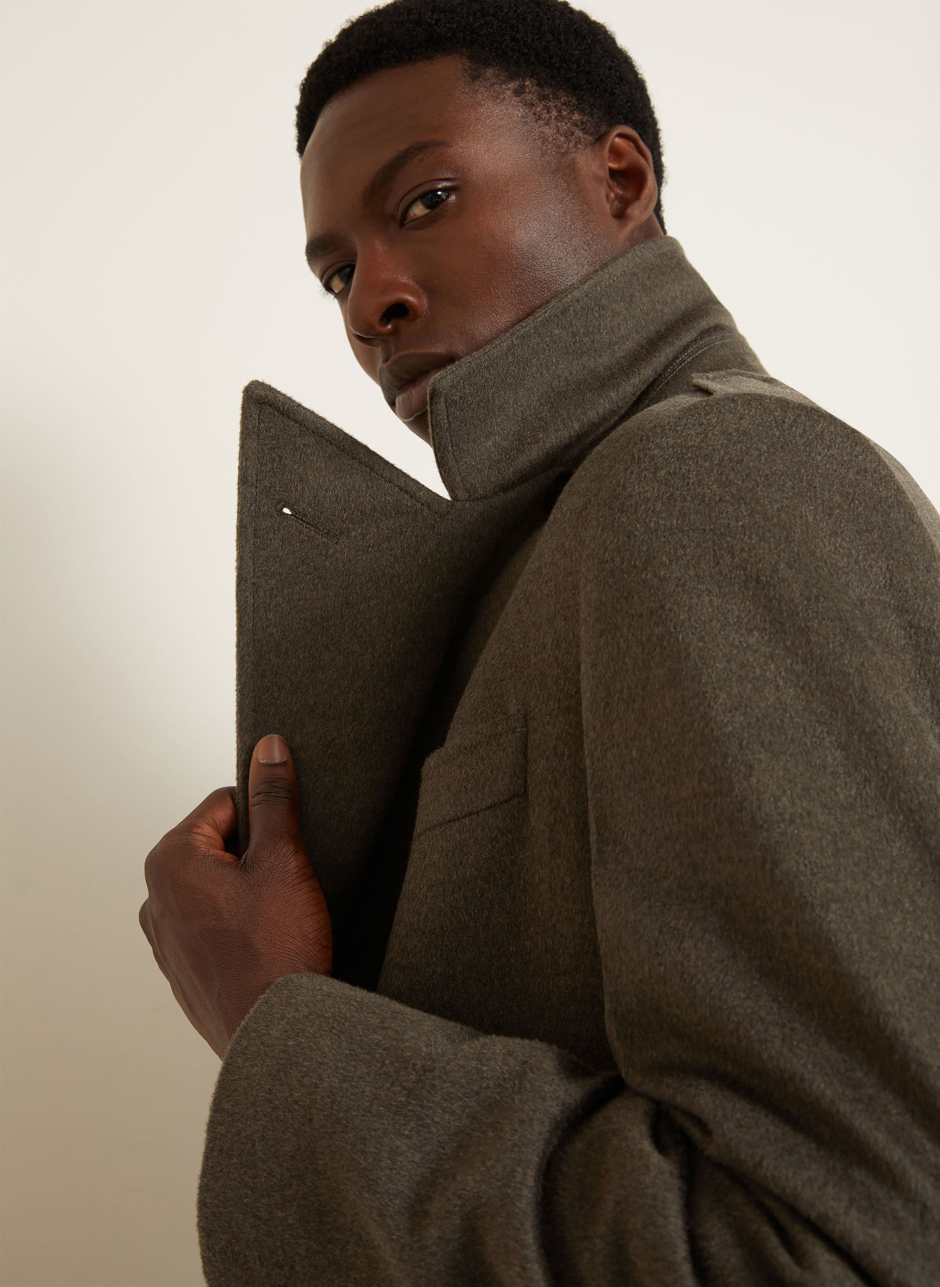 BRUNELLO CUCINELLI Wollen mantel: TAUPE