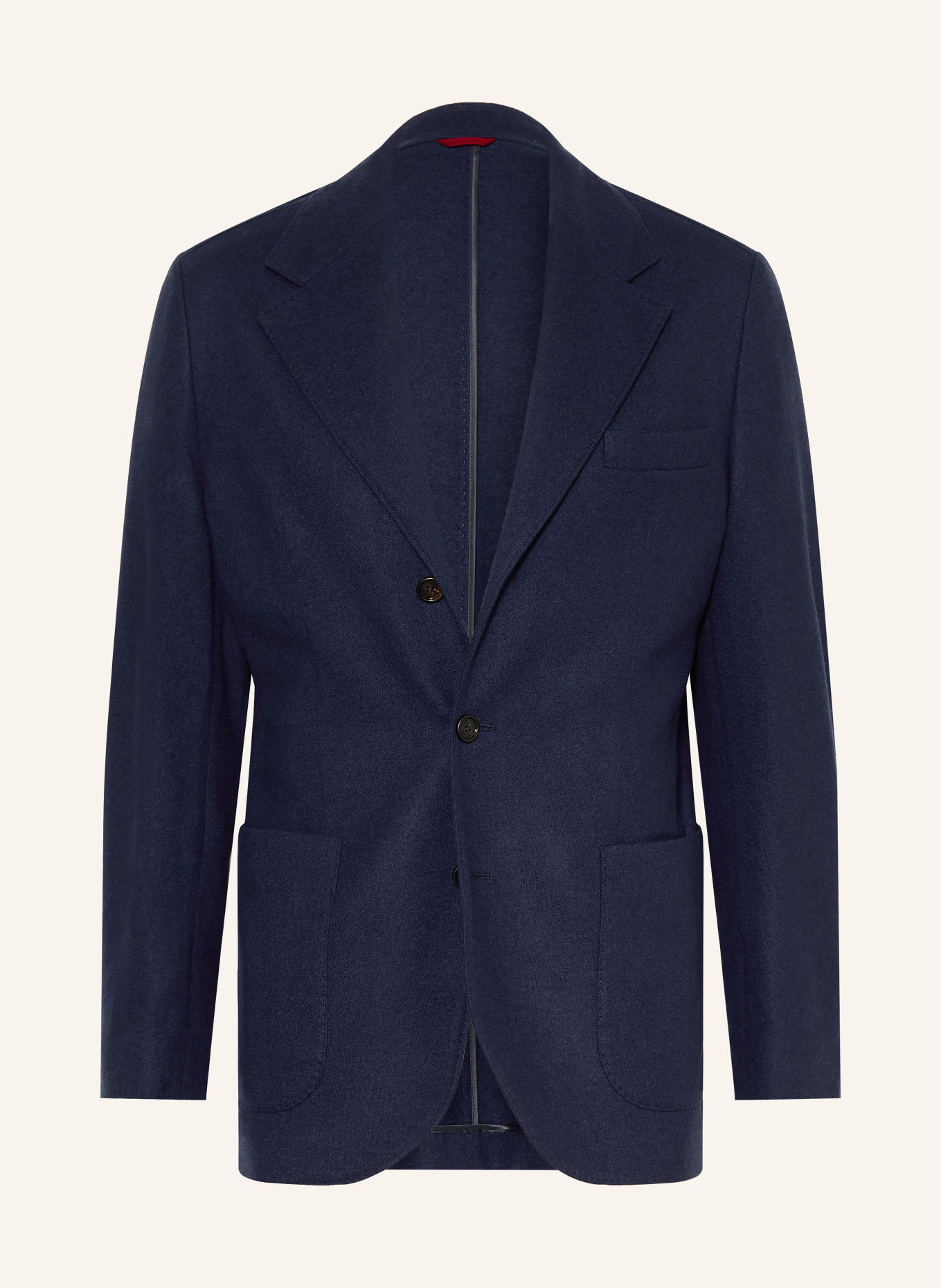 BRUNELLO CUCINELLI Slim fit kasjmier colbert: DONKERBLAUW