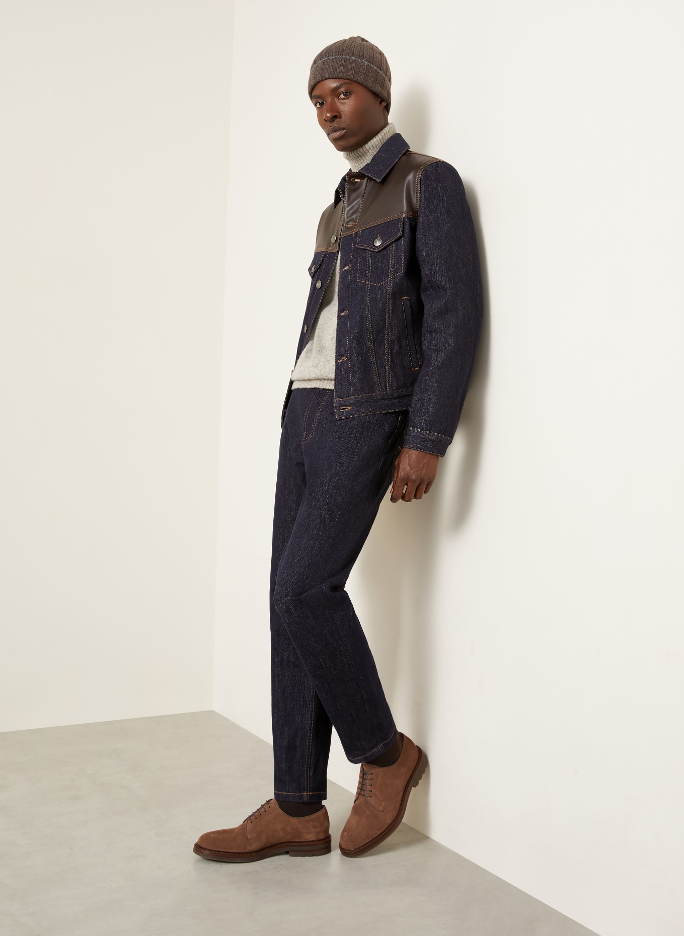 BRUNELLO CUCINELLI Jeansy Iconic Fit: C9014 DENIM RAW