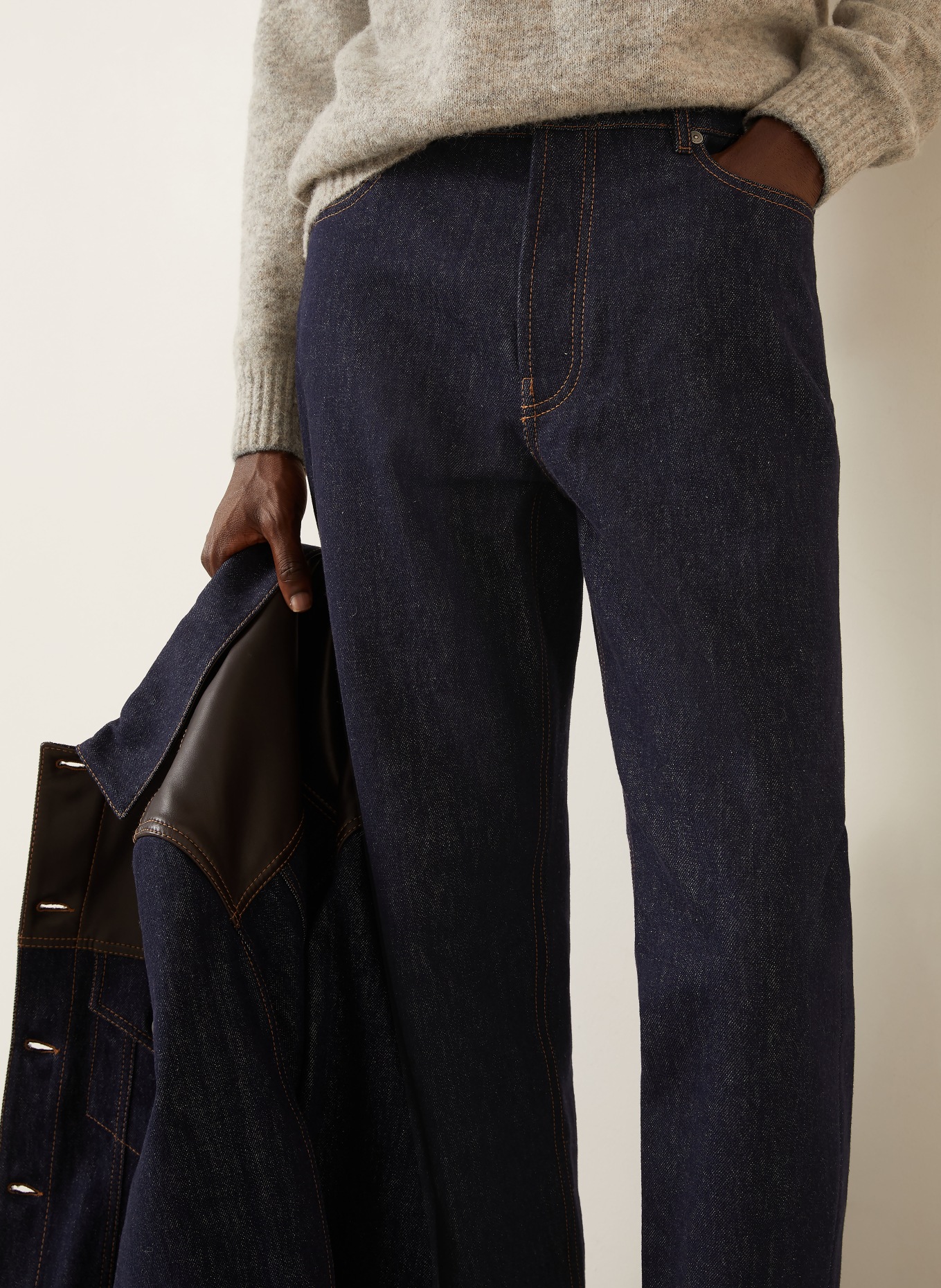 BRUNELLO CUCINELLI Jeansy Iconic Fit: C9014 DENIM RAW
