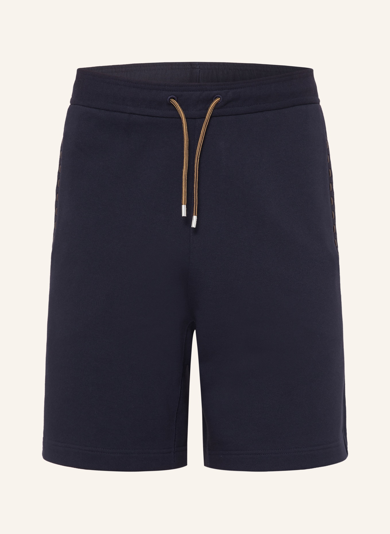 FENDI Sweatshorts: DUNKELBLAU / DUNKELBRAUN