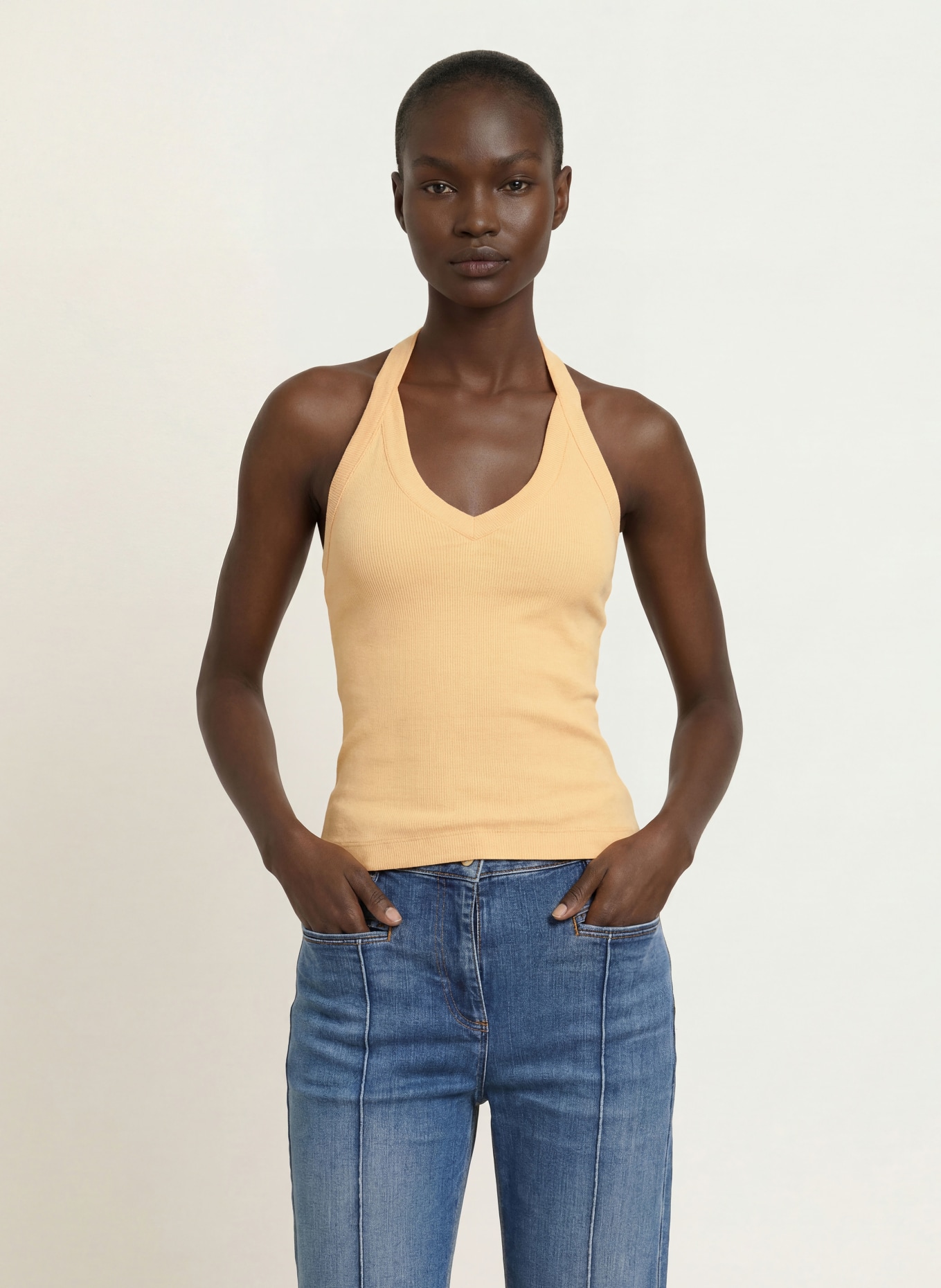 REISS Top NINA: HELLORANGE