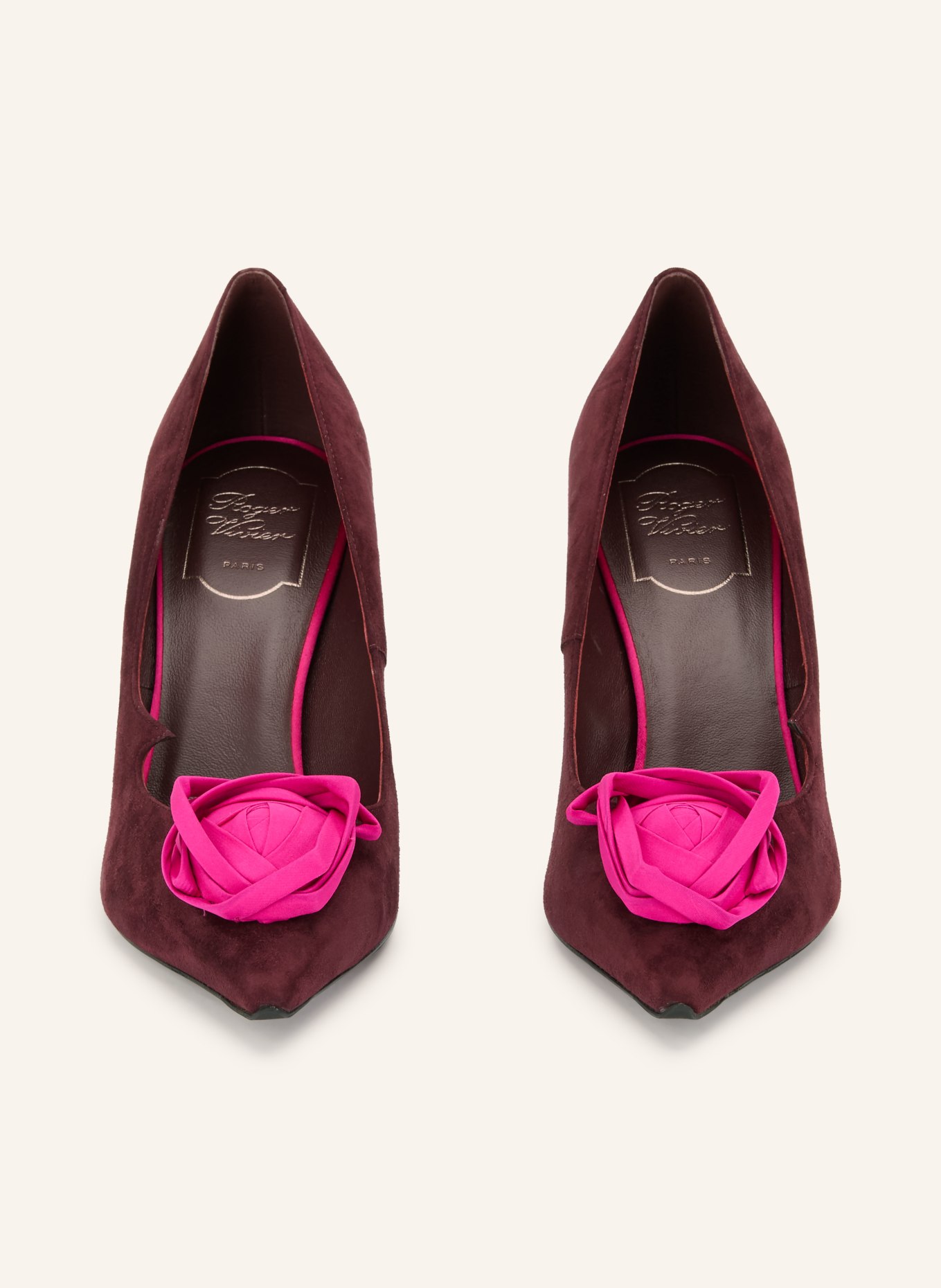 Roger Vivier Pumps ROSE VIVIER: DUNKELROT / FUCHSIA