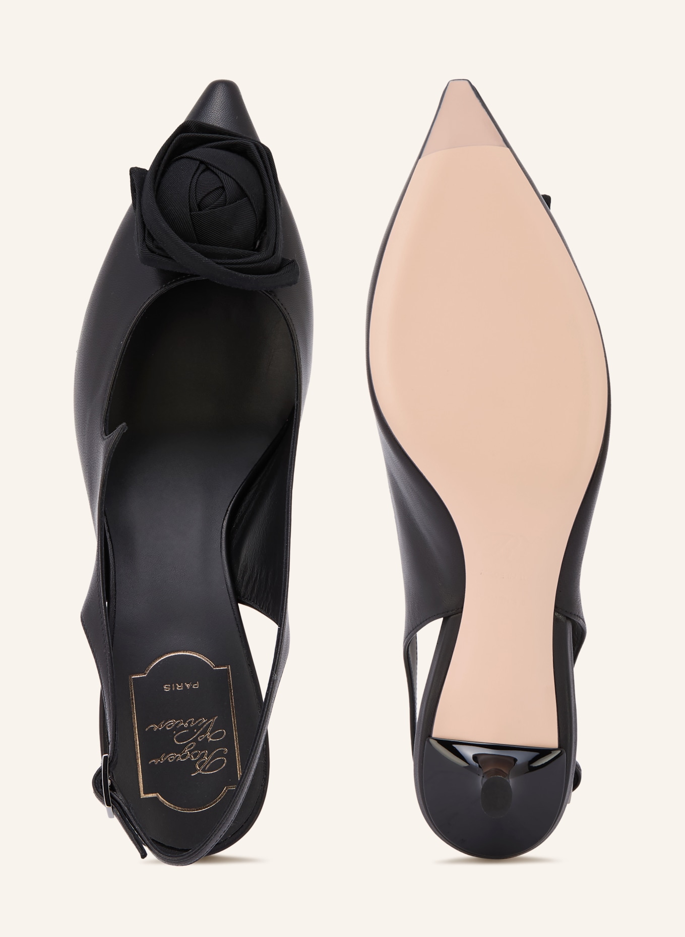 Roger Vivier Slingpumps ROSE VIVIER: SCHWARZ