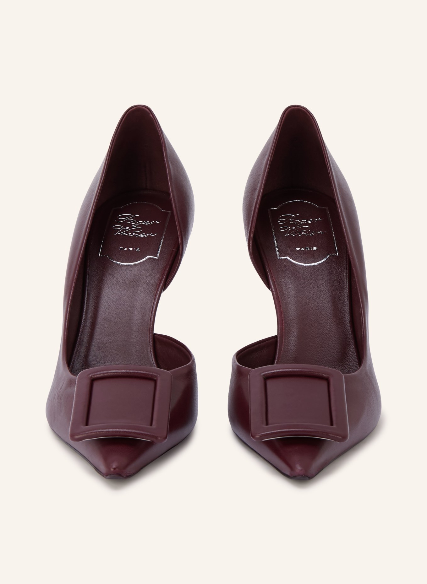 Roger Vivier Pumps: DUNKELROT
