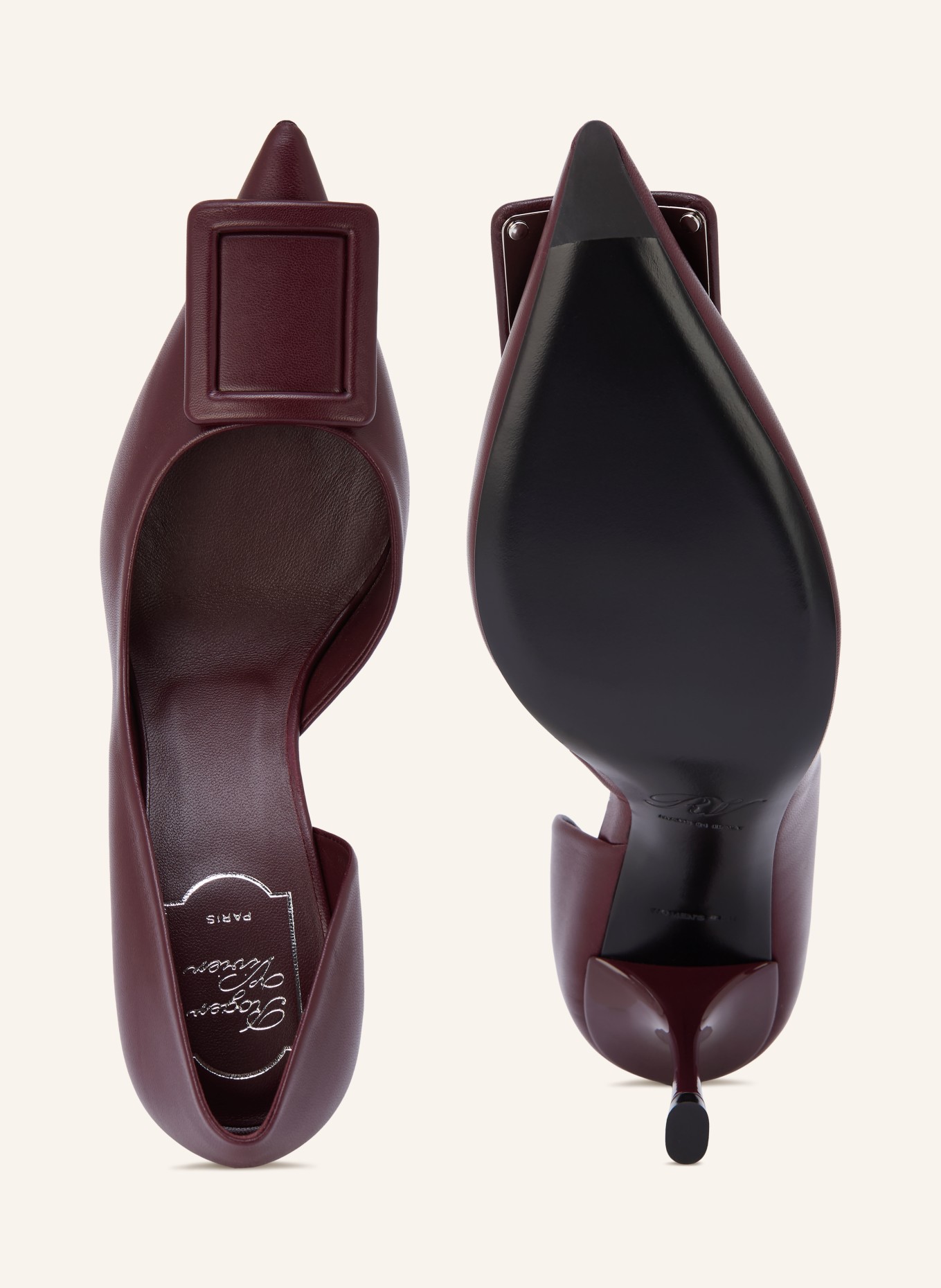 Roger Vivier Pumps: DUNKELROT
