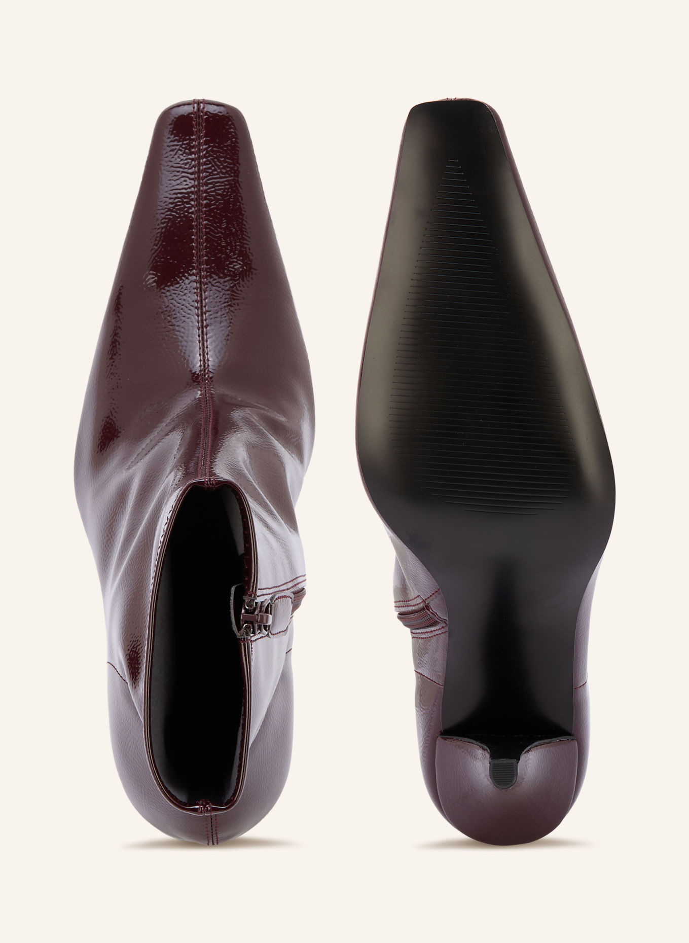 SENSO Lackstiefeletten ODELIA I: DUNKELROT