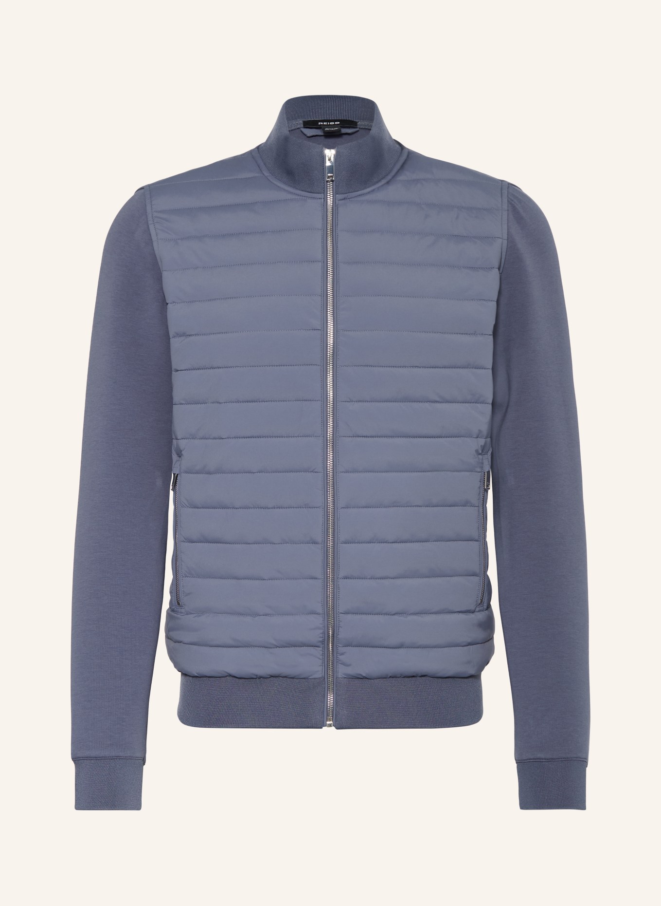 REISS Blouson FREDDIE im Materialmix: HELLBLAU
