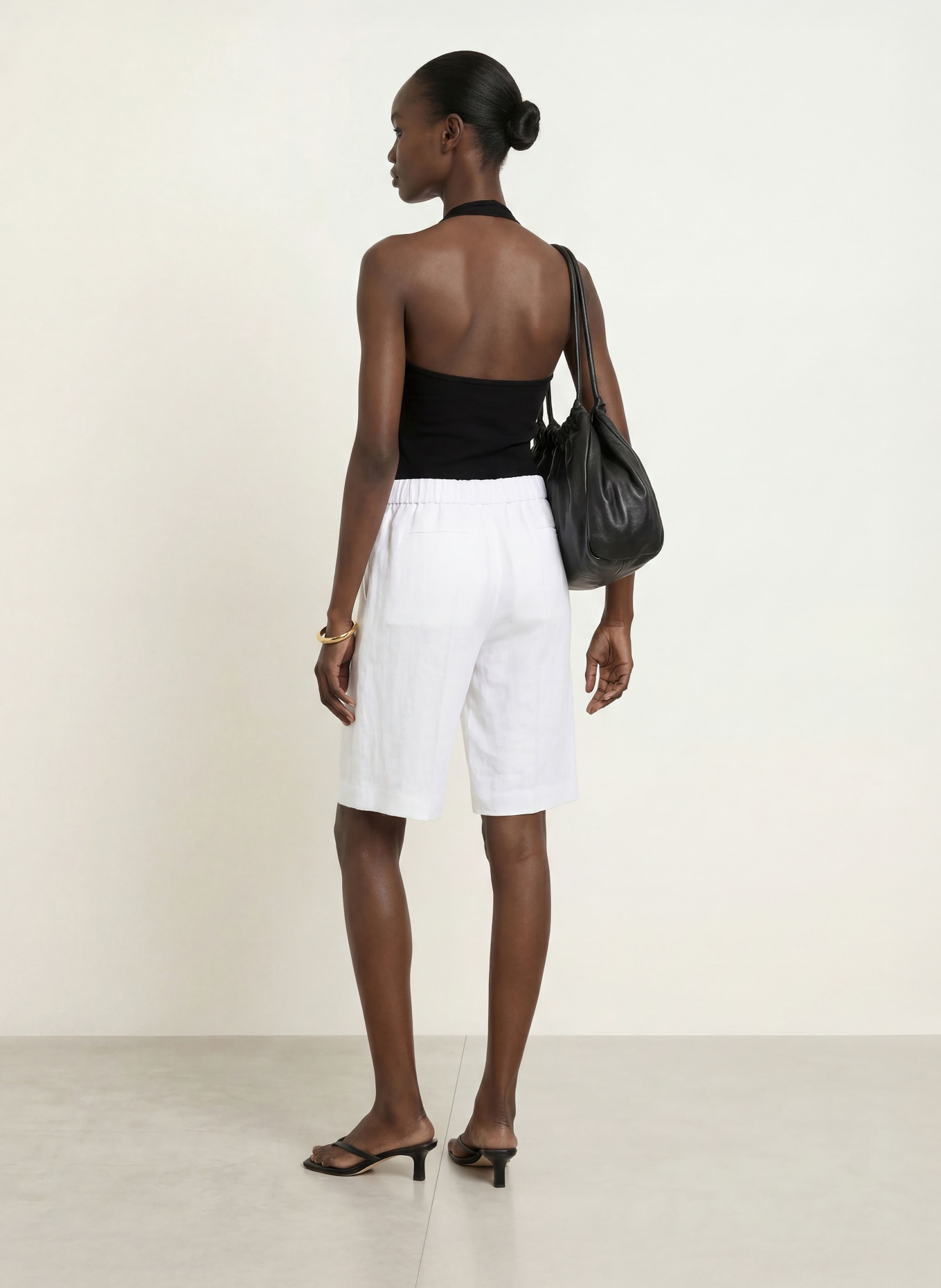 ARKET NANNA Top: BLACK