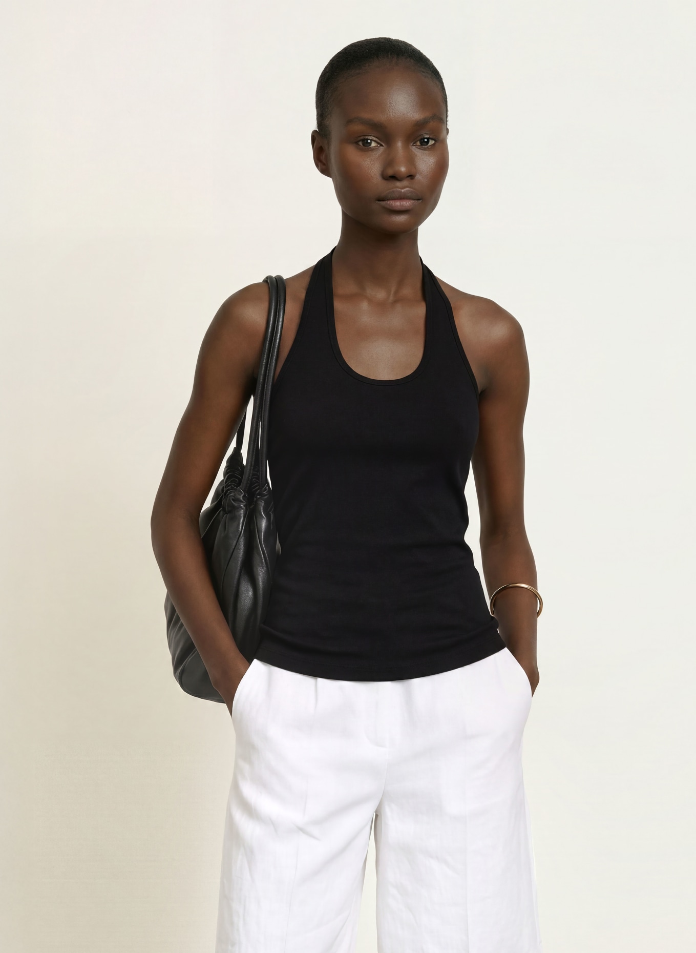 ARKET NANNA Top: BLACK