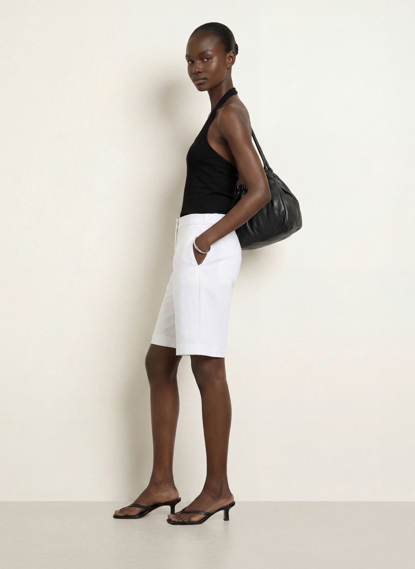 ARKET NANNA Top: BLACK