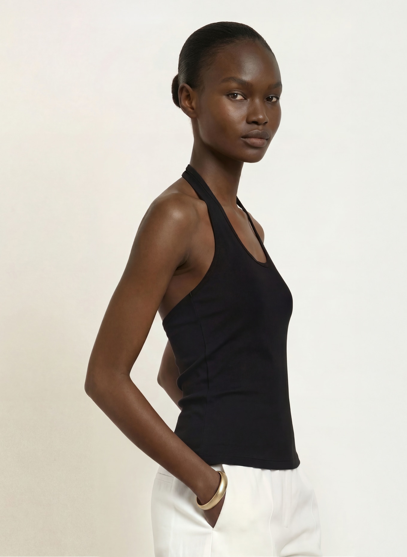 ARKET NANNA Top: BLACK