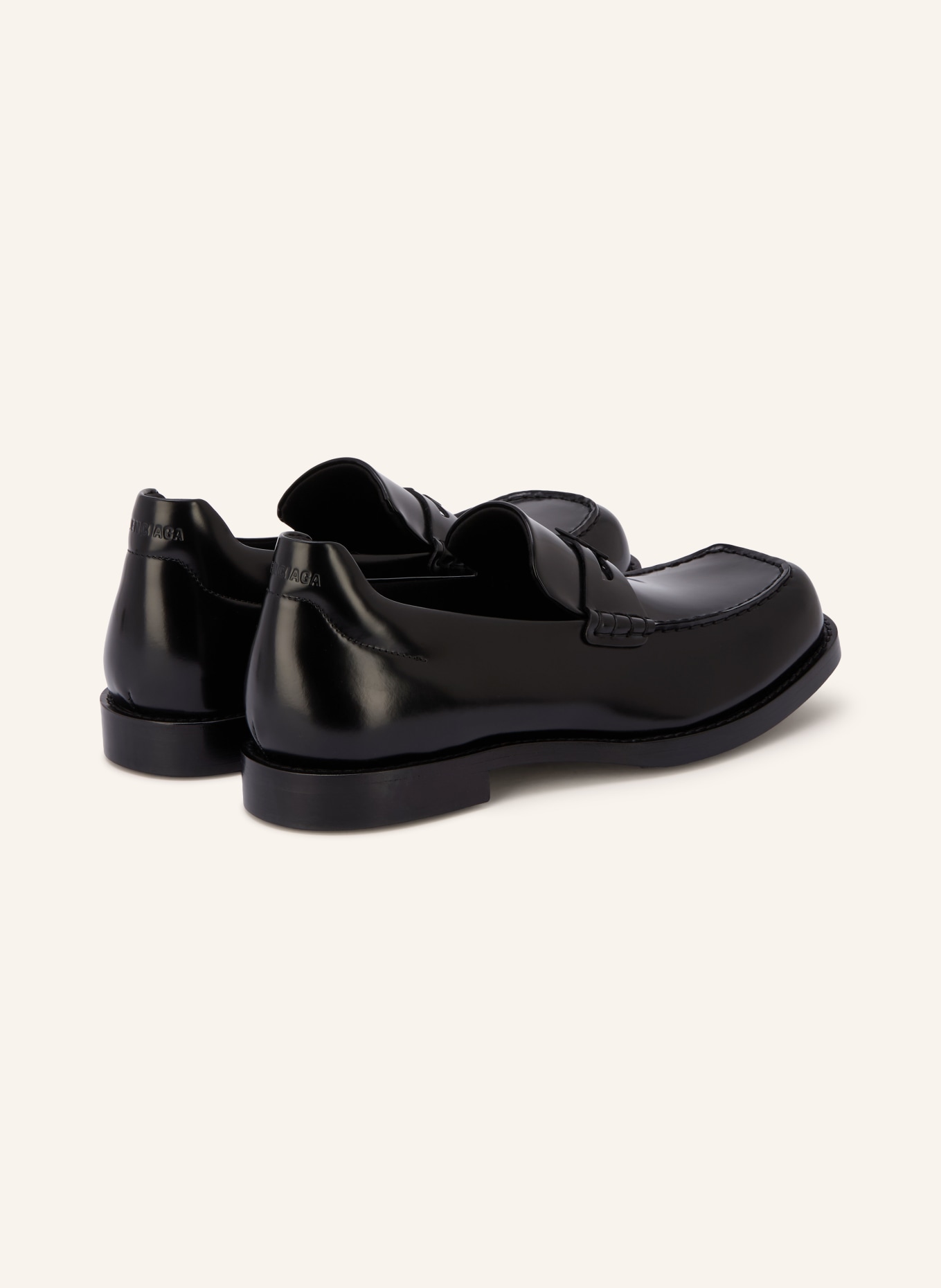 BALENCIAGA Penny-Loafer: SCHWARZ
