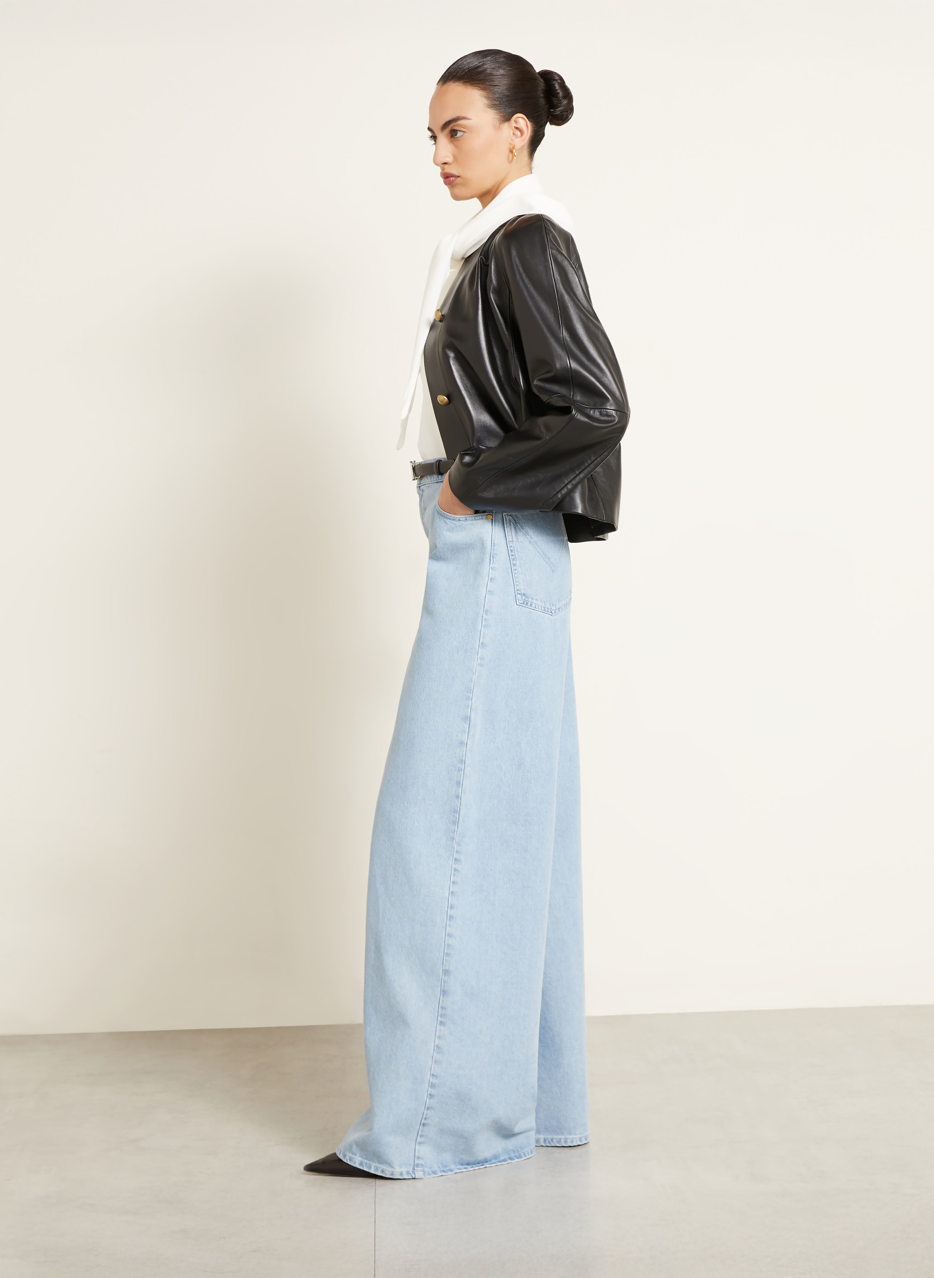 Max Mara Wide Leg Jeans AFFARI: 003 LIGHT BLUE