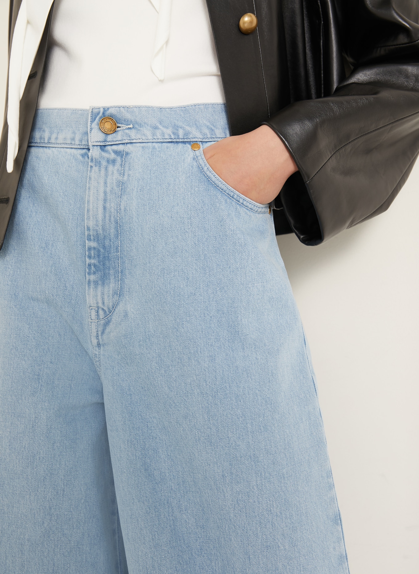 Max Mara Wide Leg Jeans AFFARI: 003 LIGHT BLUE