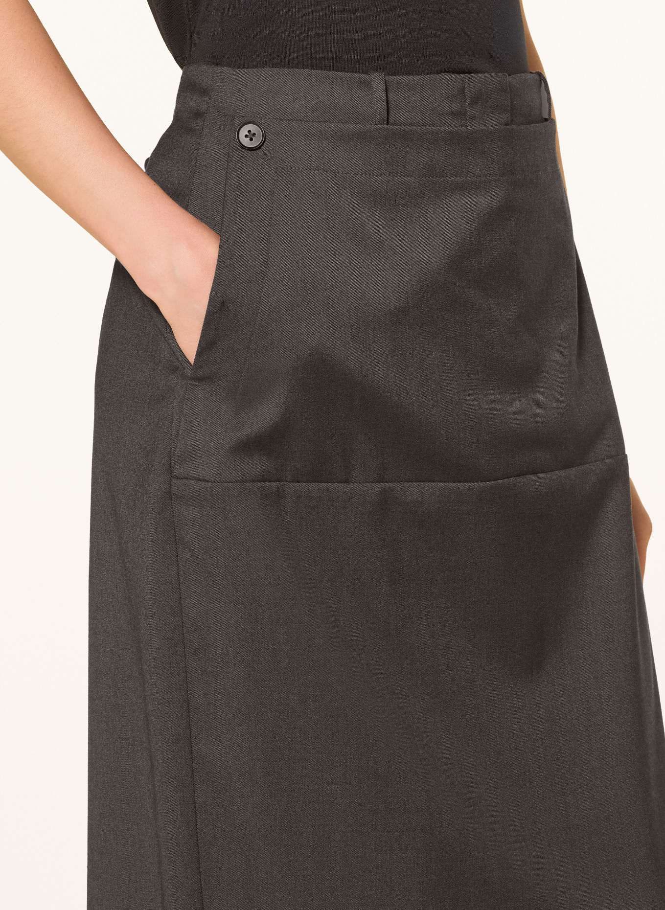LeGer Studio Rok ALLIE: DONKERGRIJS